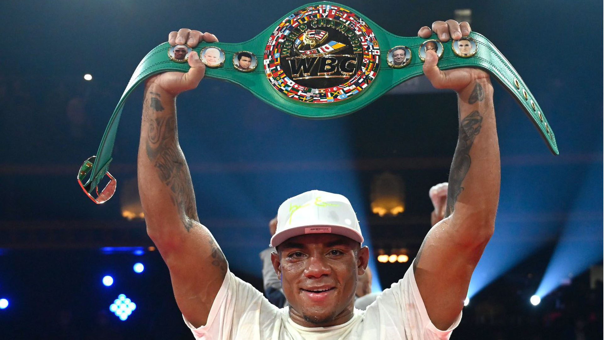 Oscar Rivas, Bridger weight champion, Colombian boxer's victory, 1920x1080 Full HD Desktop