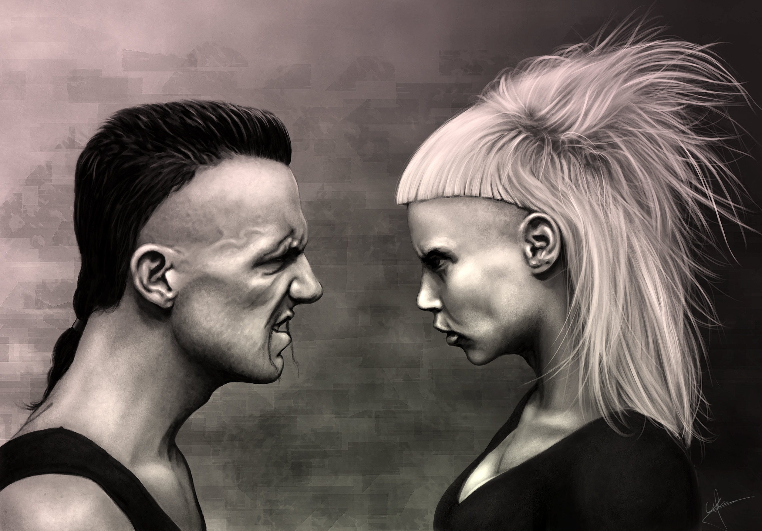 Die Antwoord desktop wallpaper, Music customization, Artistic backgrounds, Unique imagery, 2520x1760 HD Desktop