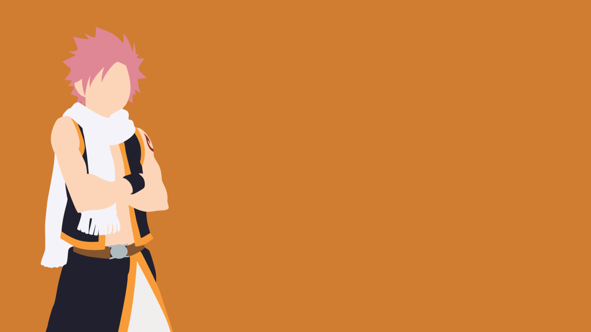 Natsu (Fairy Tail), Anime, Fairy tail minimalist, Wallpapers, 1920x1080 Full HD Desktop