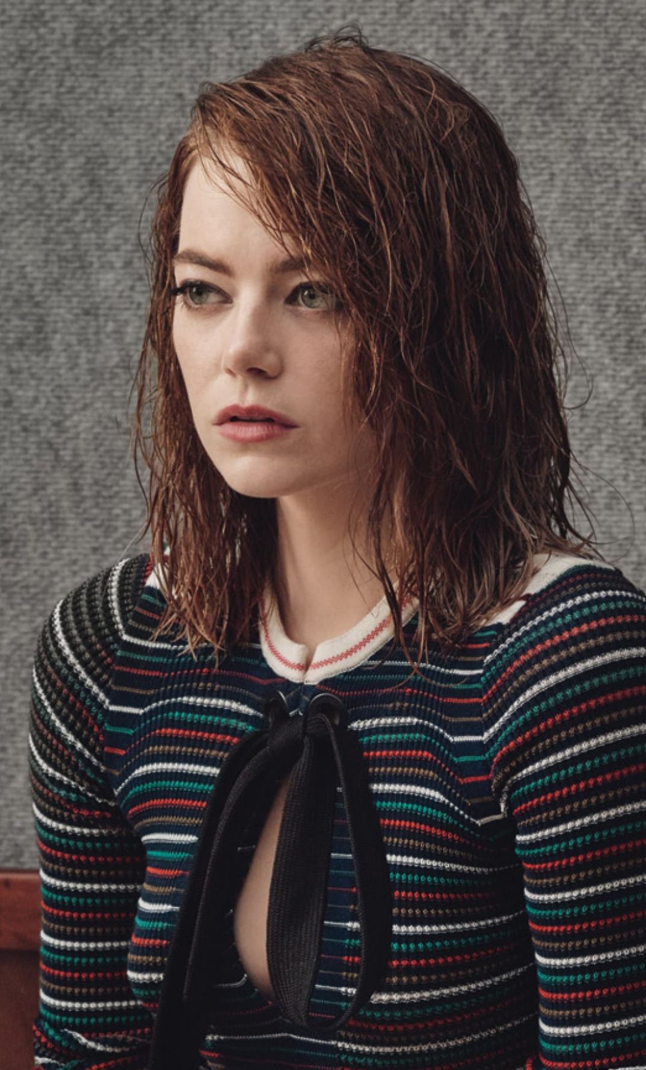 W Magazine 2017, Emma Stone Wallpaper, 1280x2120 HD Phone