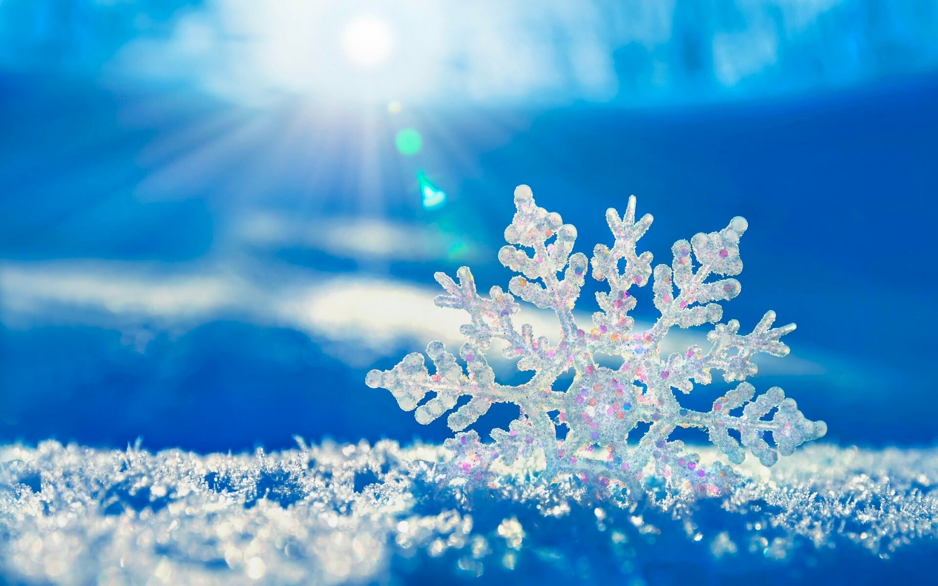 Snowflake, Winter Wallpaper, 1920x1200 HD Desktop