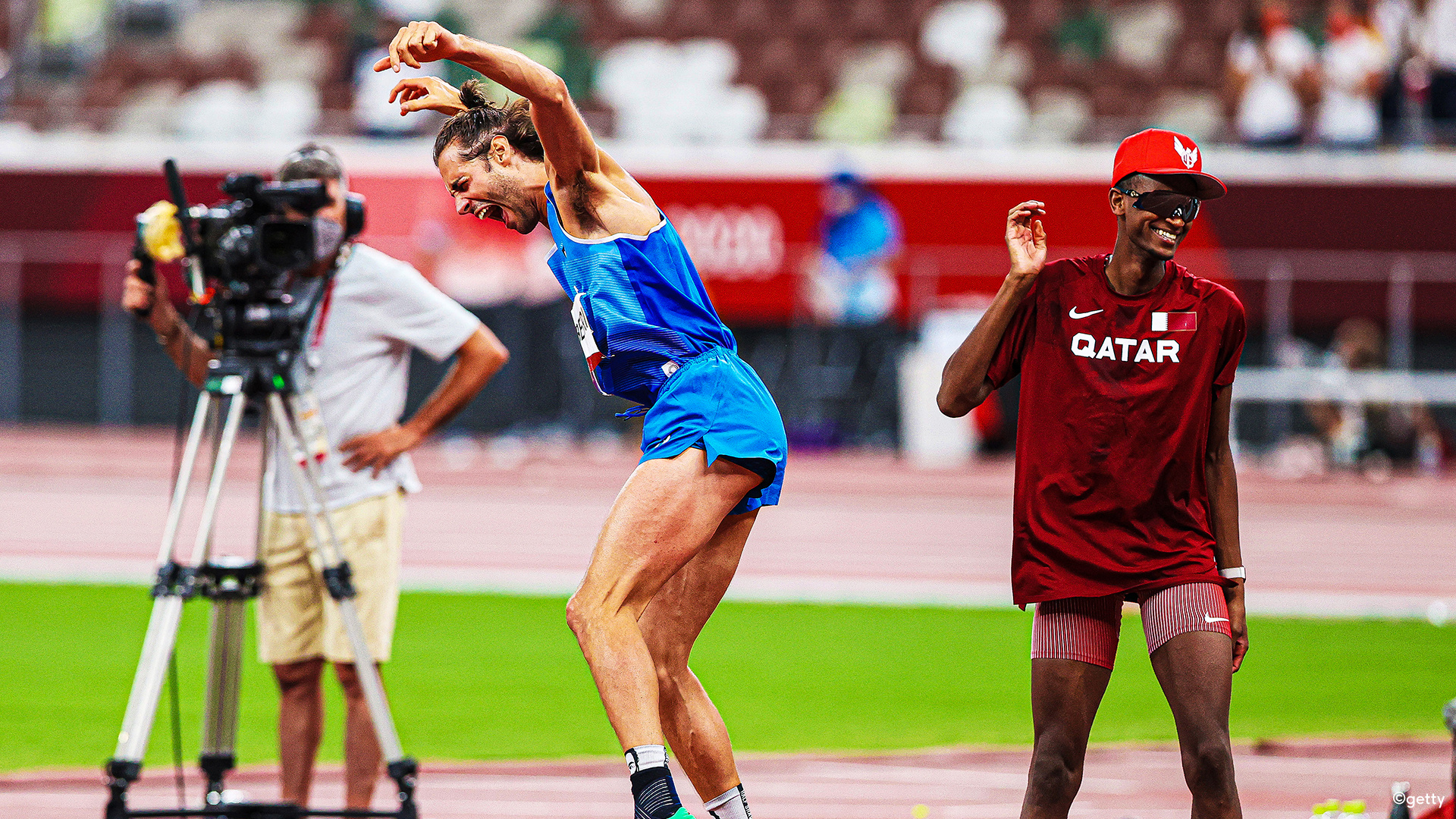 Mutaz Essa Barshim, Historic Olympic games, Inspiring achievement, Sporting event, 1920x1080 Full HD Desktop