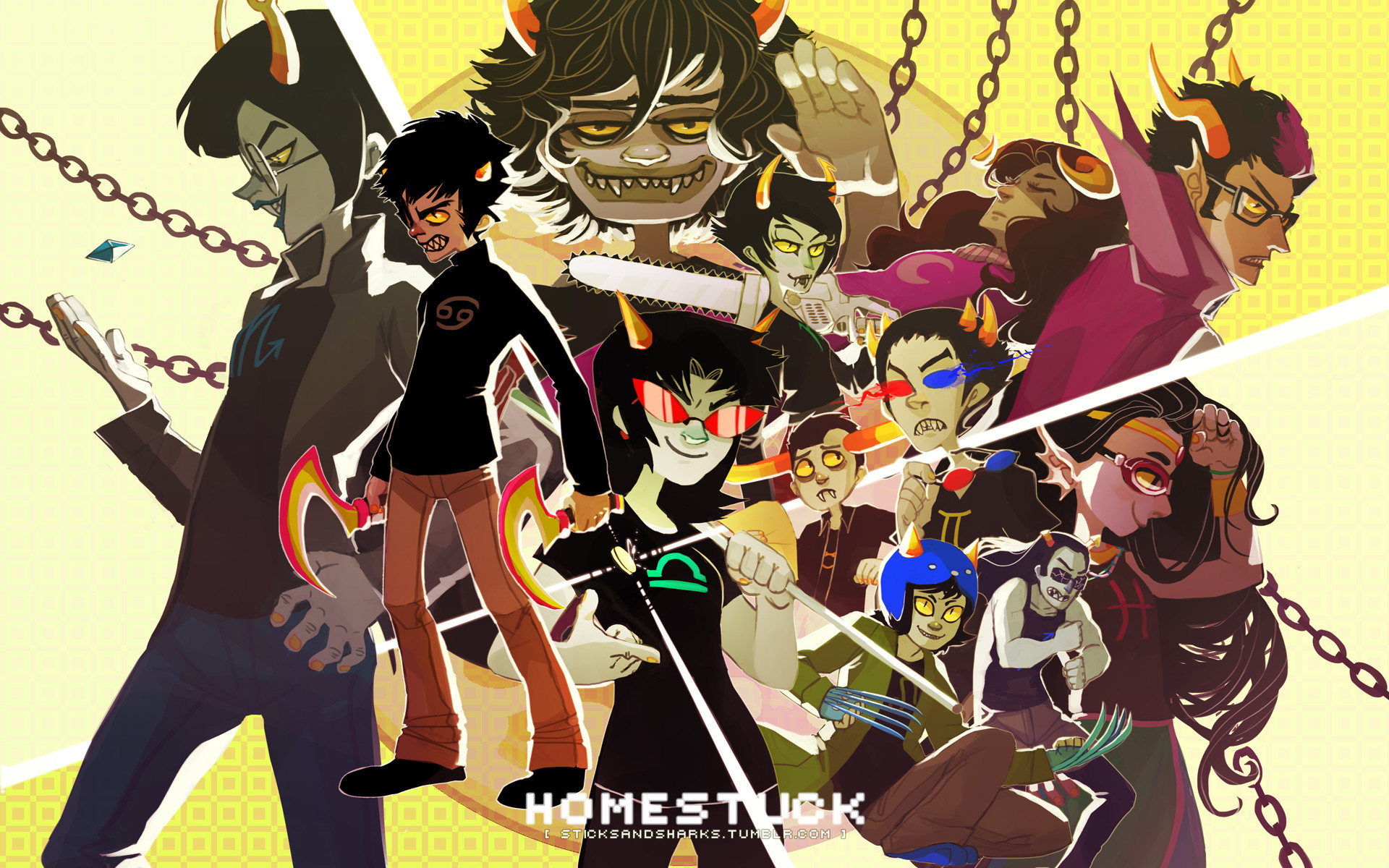 Poster, Trolls (Homestuck) Wallpaper, 1920x1200 HD Desktop