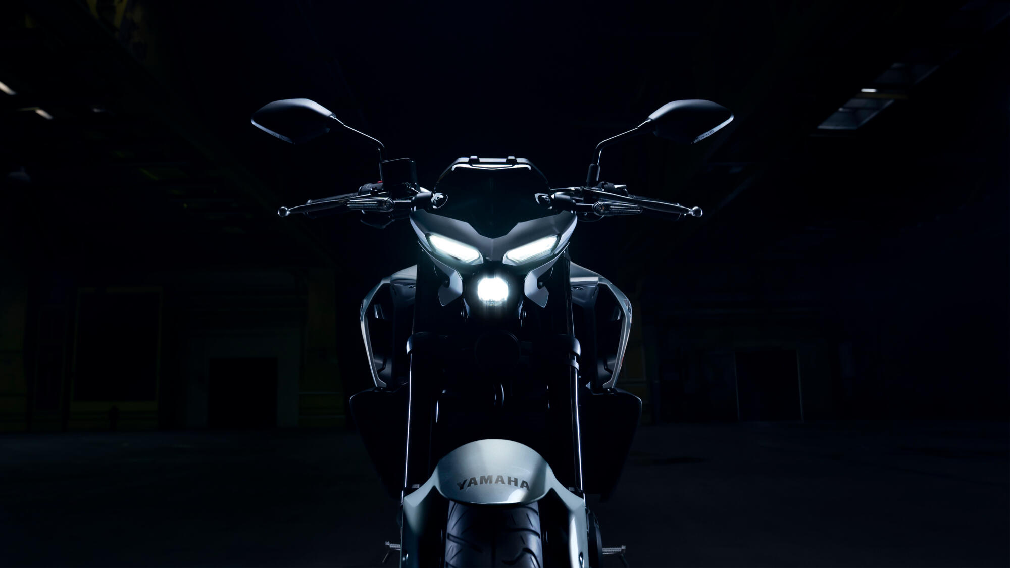 Front View, Yamaha MT-03 Wallpaper, 2000x1130 HD Desktop