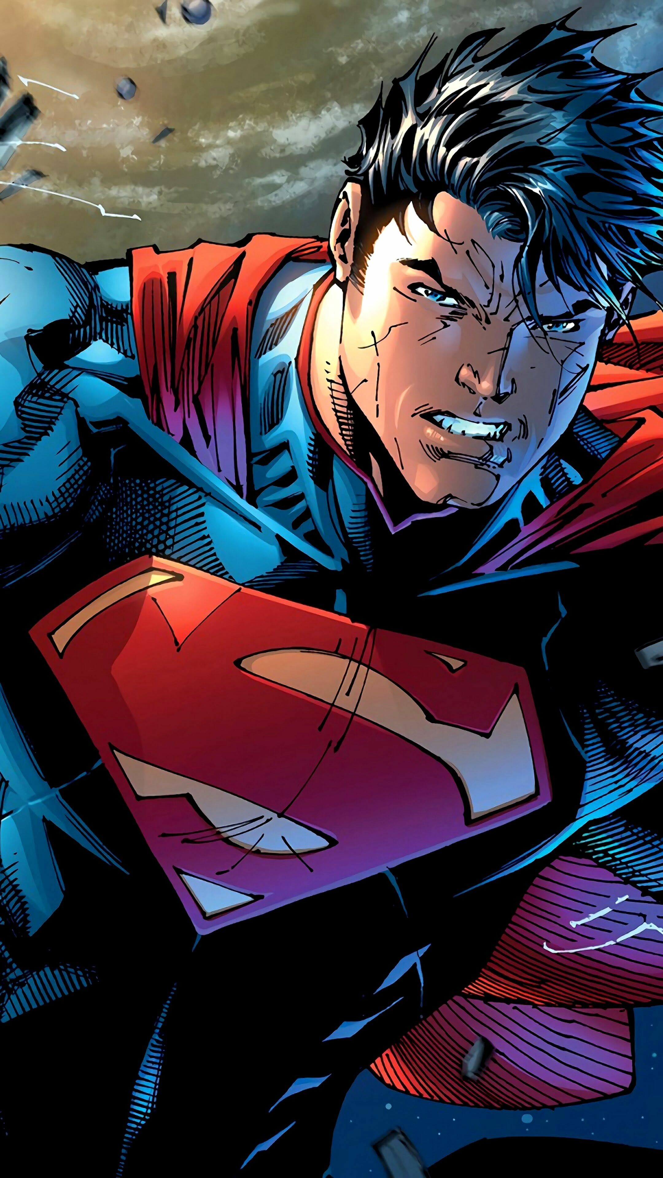 DC Comics, Superman by Jim Lee Wallpaper, 2160x3840 4K Phone