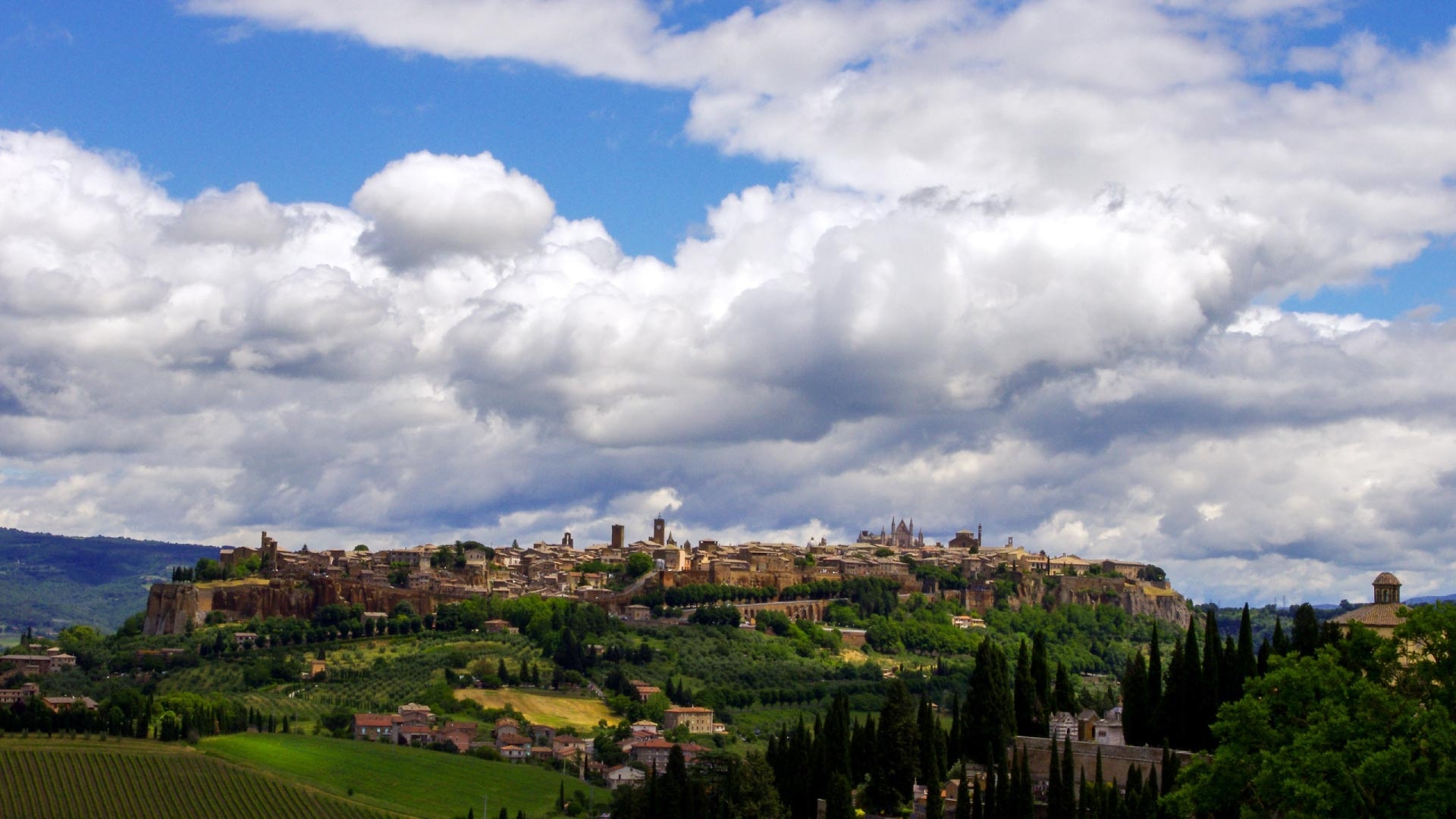 Orvieto, Travels, Adriana Tuscyana, Desktop Wallpaper, 1920x1080 Full HD Desktop