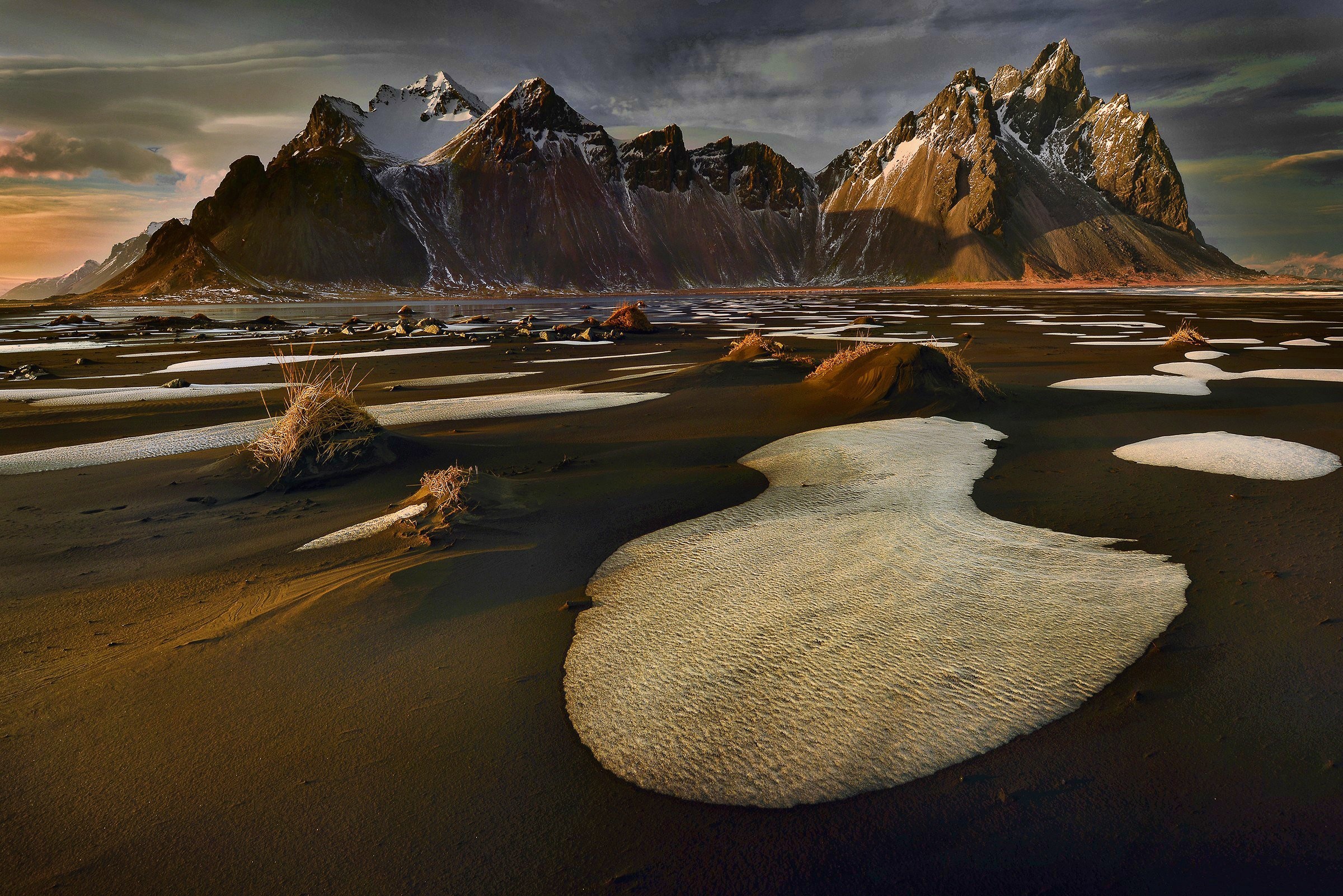 Vestrahorn Iceland, East of Iceland, Mountain wallpaper, 2400x1610 HD Desktop