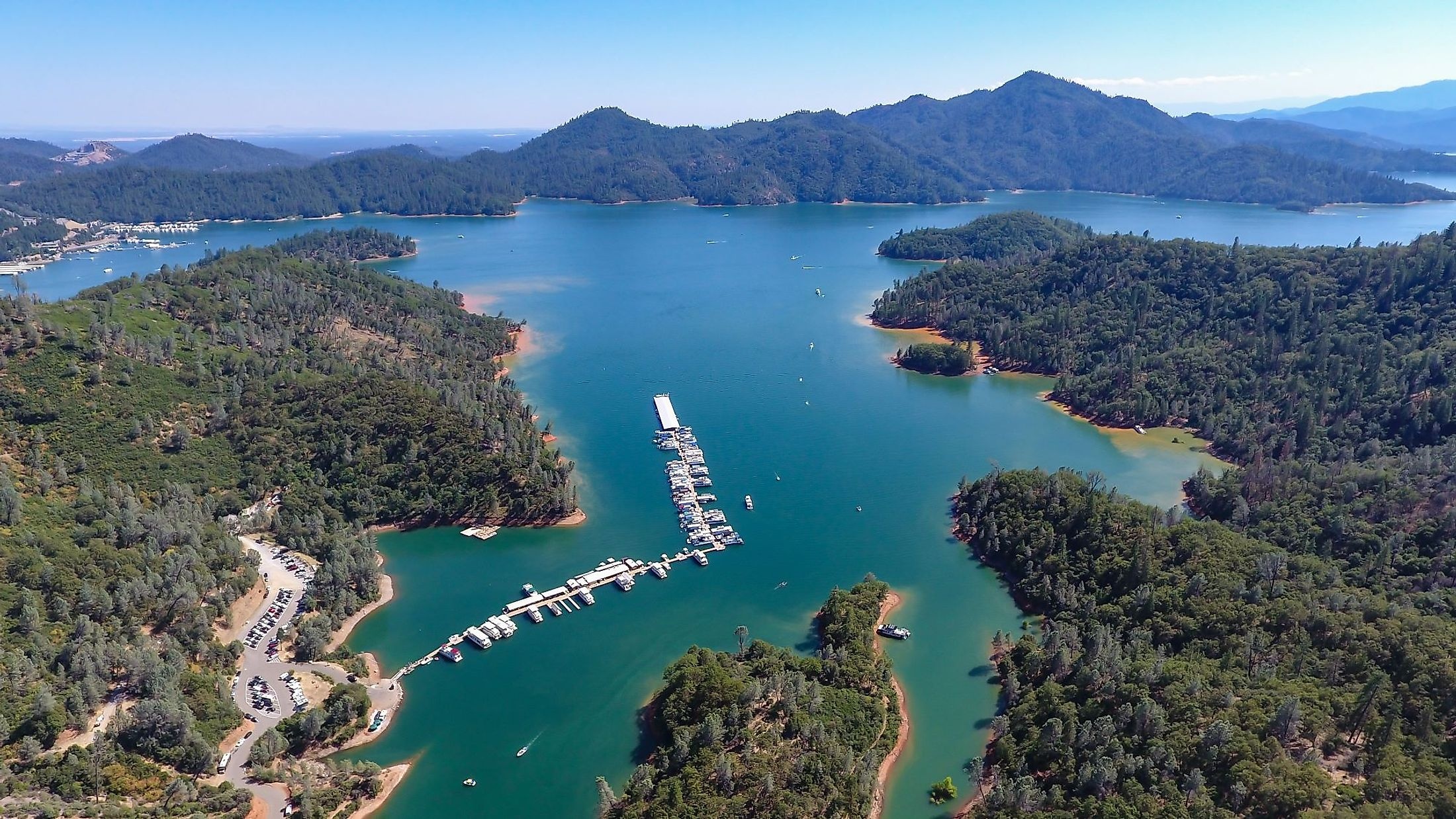 Shasta Lake, Travels, Worldatlas, 2200x1240 HD Desktop