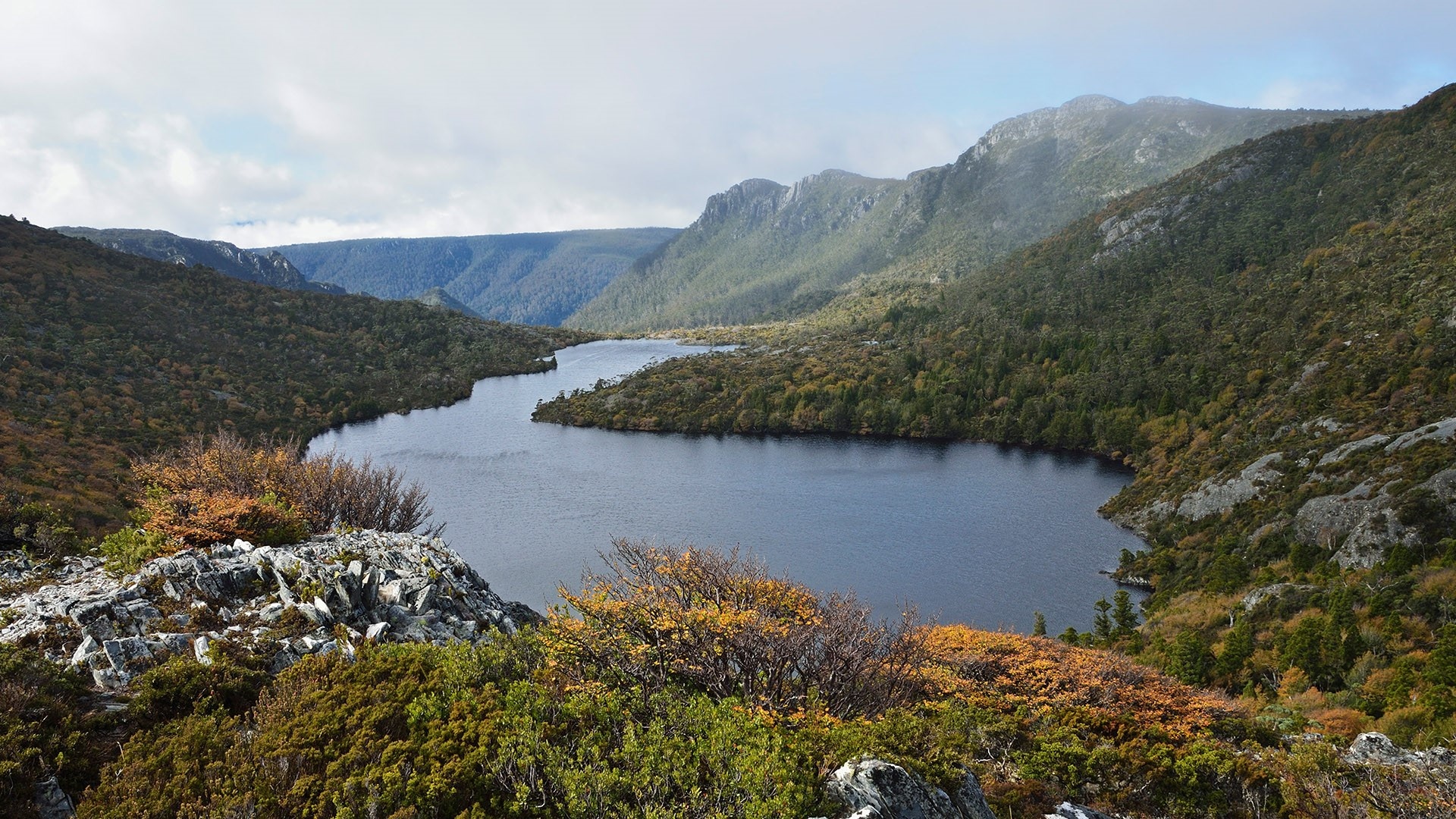 Lake Saint Clair, Cradle Mountain, Tasmania, Travel HD, 1920x1080 Full HD Desktop