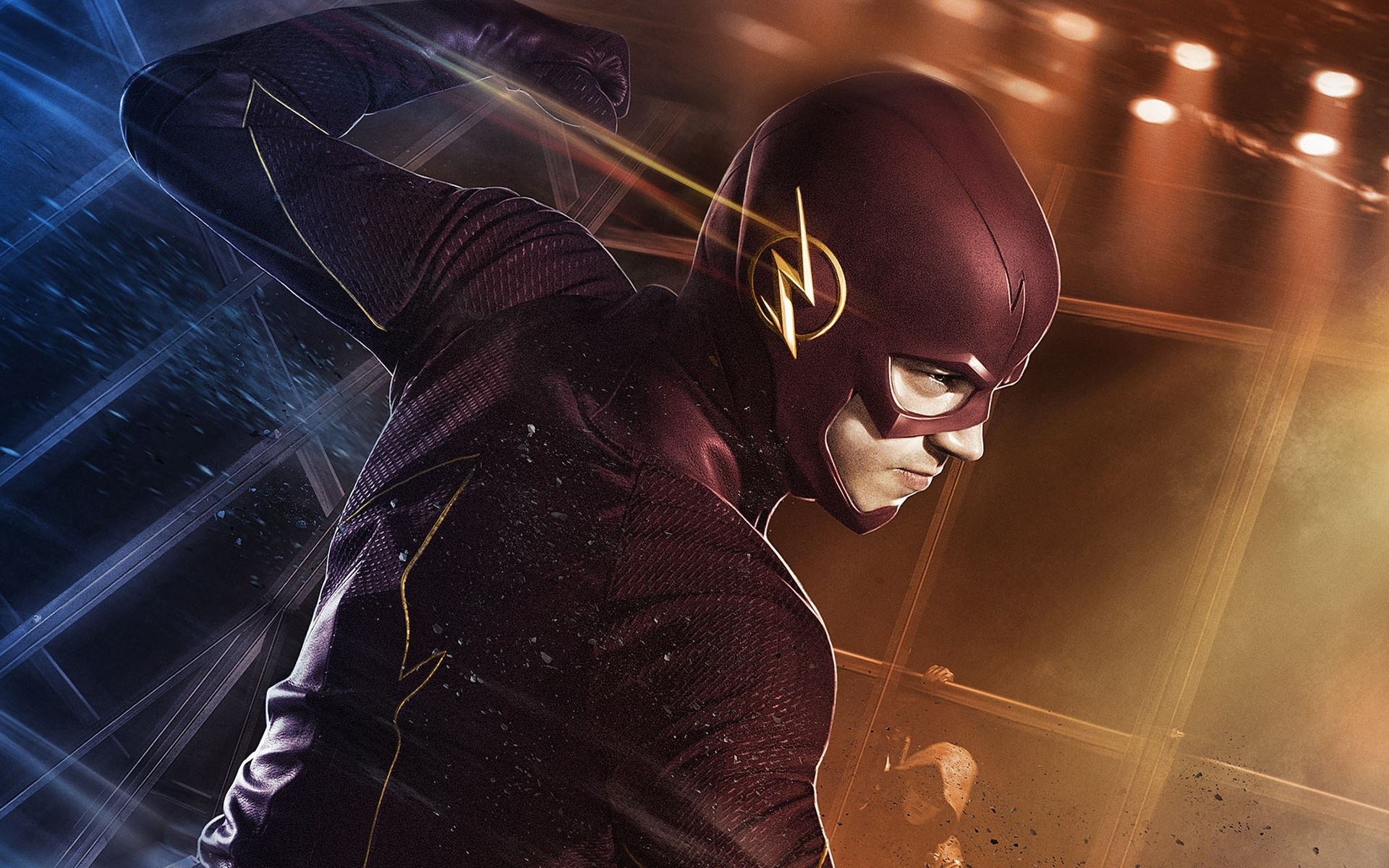 Flash TV show, Superhero series, Grant Gustin, Full HD wallpapers, 1920x1200 HD Desktop