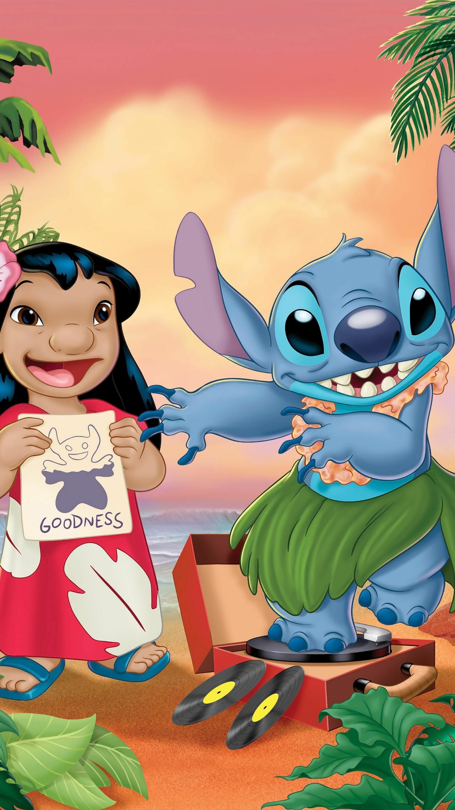 Lilo and Stitch live wallpaper, Posted by Ethan Thompson, Animation, 1540x2740 HD Phone