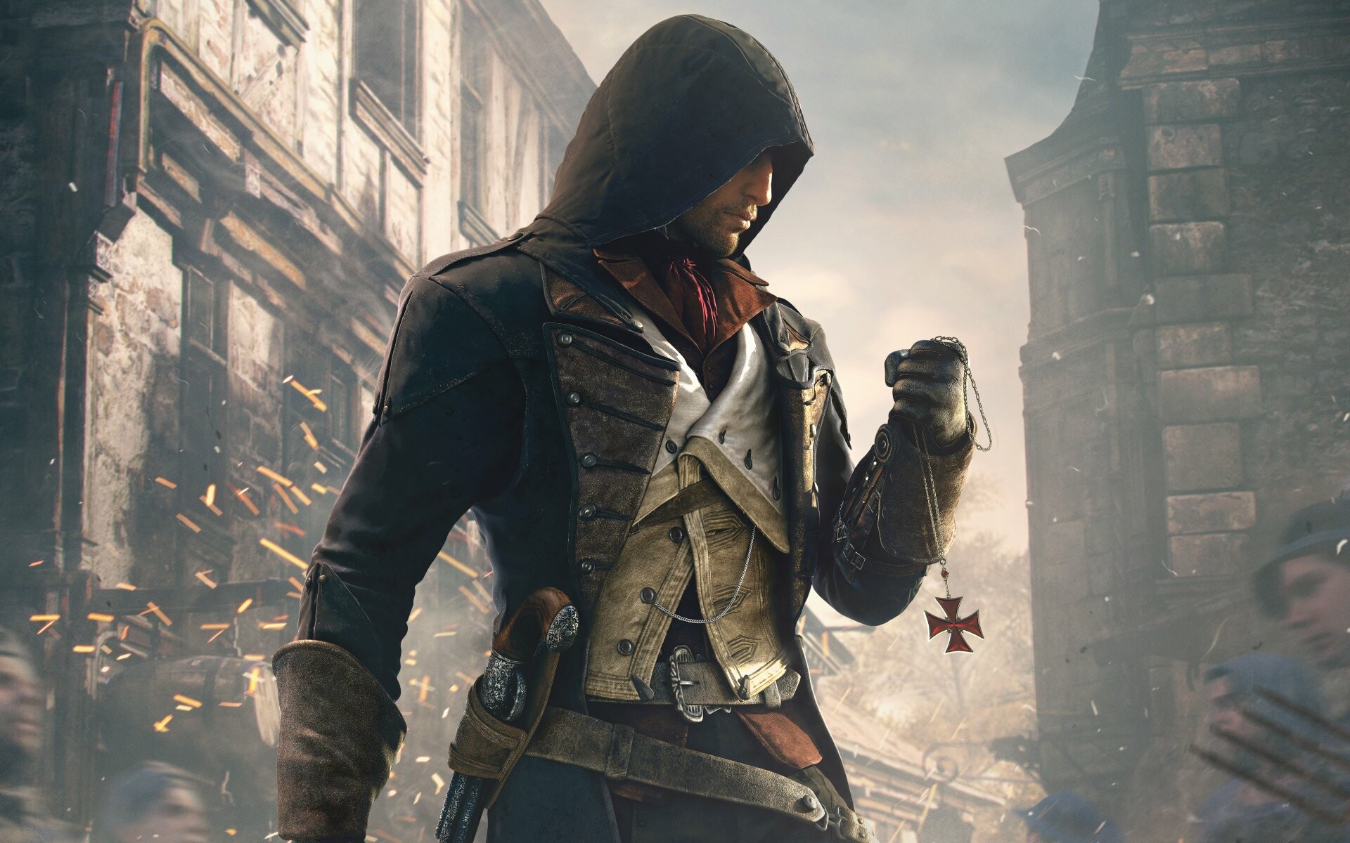 Assassin's Creed Unity, 4K Ultra HD wallpapers, Parisian landmarks, Co-op gameplay, 1920x1200 HD Desktop