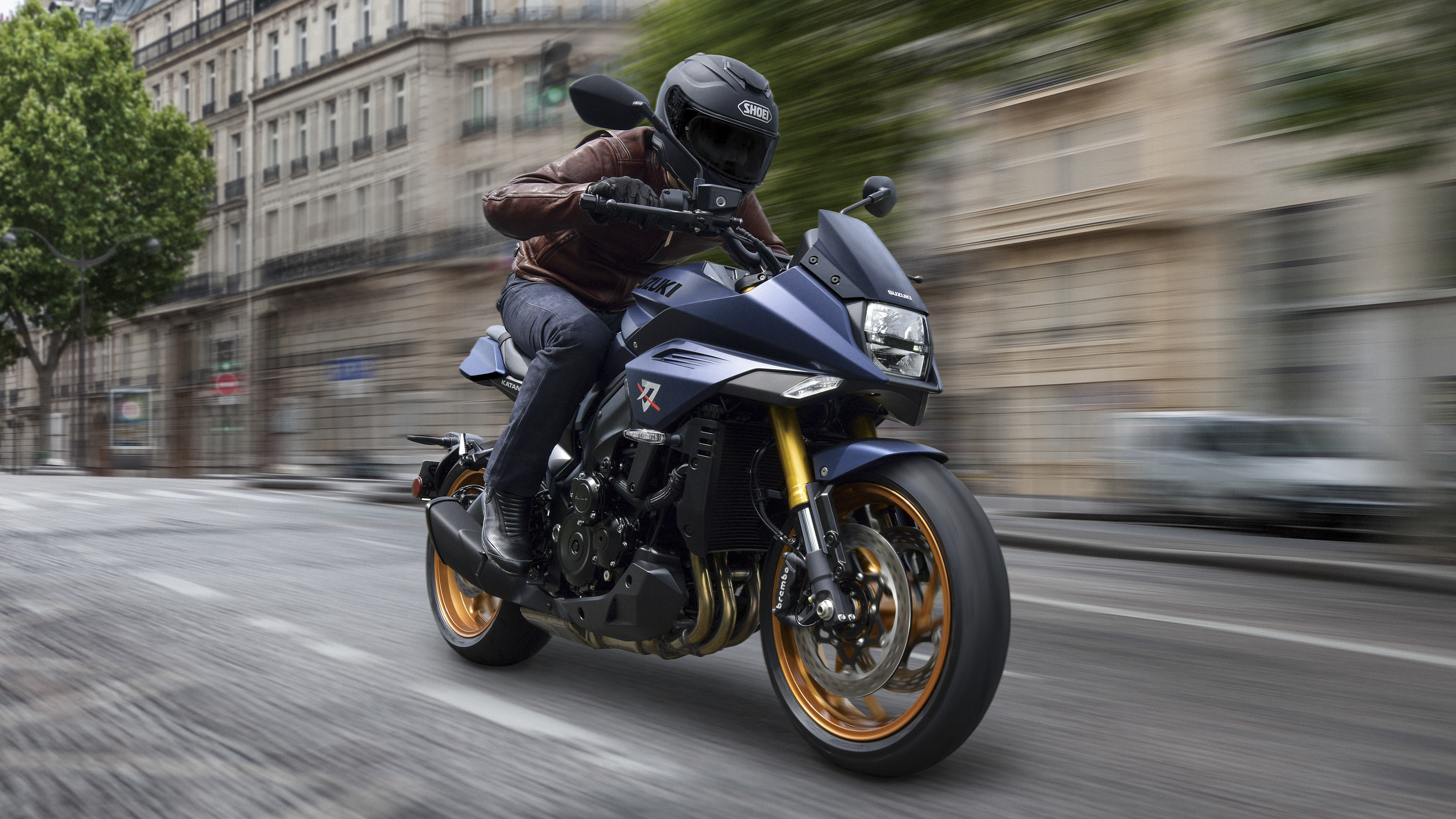 Suzuki GSX-S1000S Katana, Unmatched performance, Striking design, Unleash your inner warrior, 3840x2160 4K Desktop