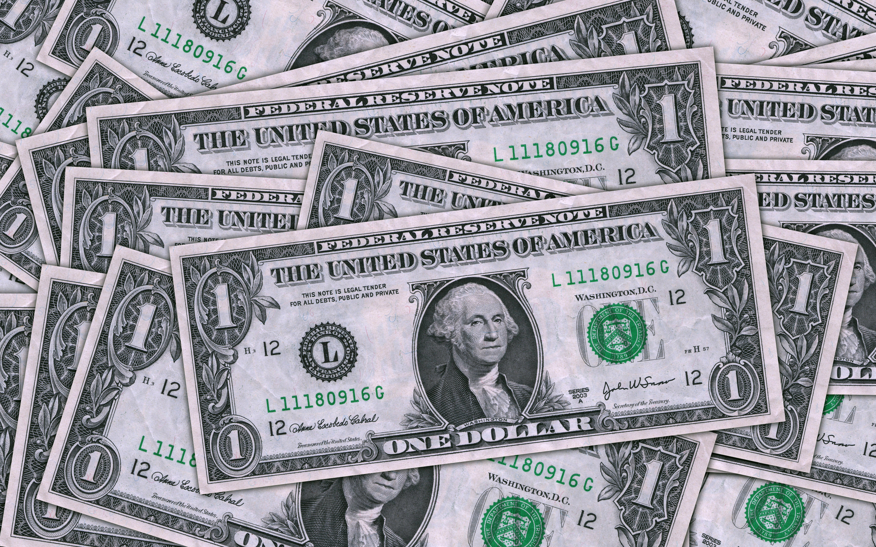 1 dollar bill, Dollars Wallpaper, 2880x1800 HD Desktop