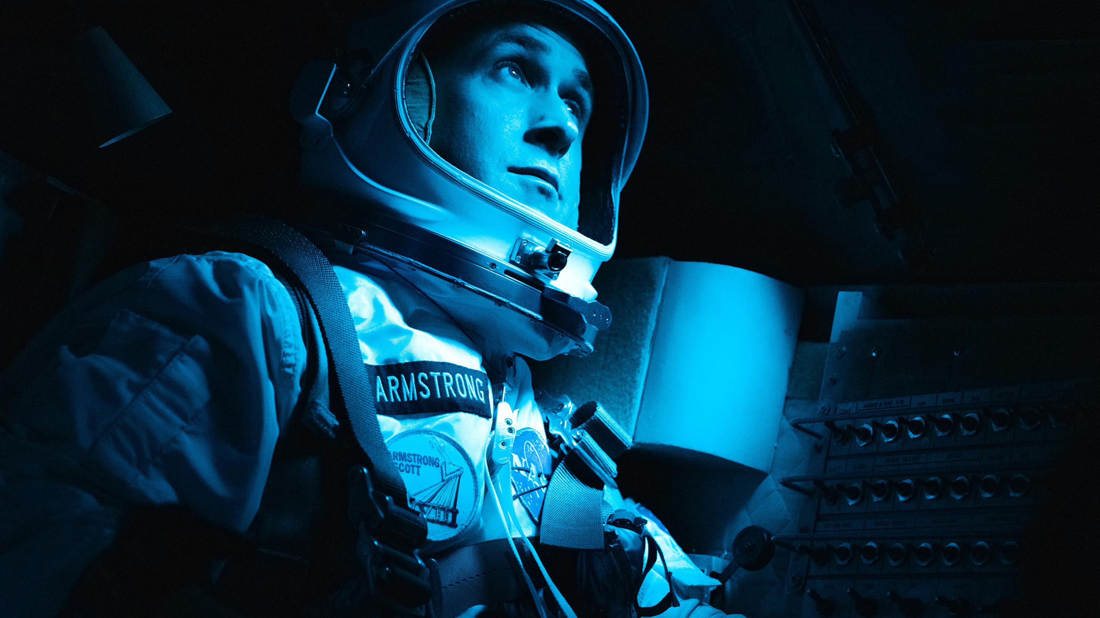 First Man movie Ryan Gosling, Astronaut biopic, Ryan Gosling, Neil Armstrong, 3840x2160 4K Desktop