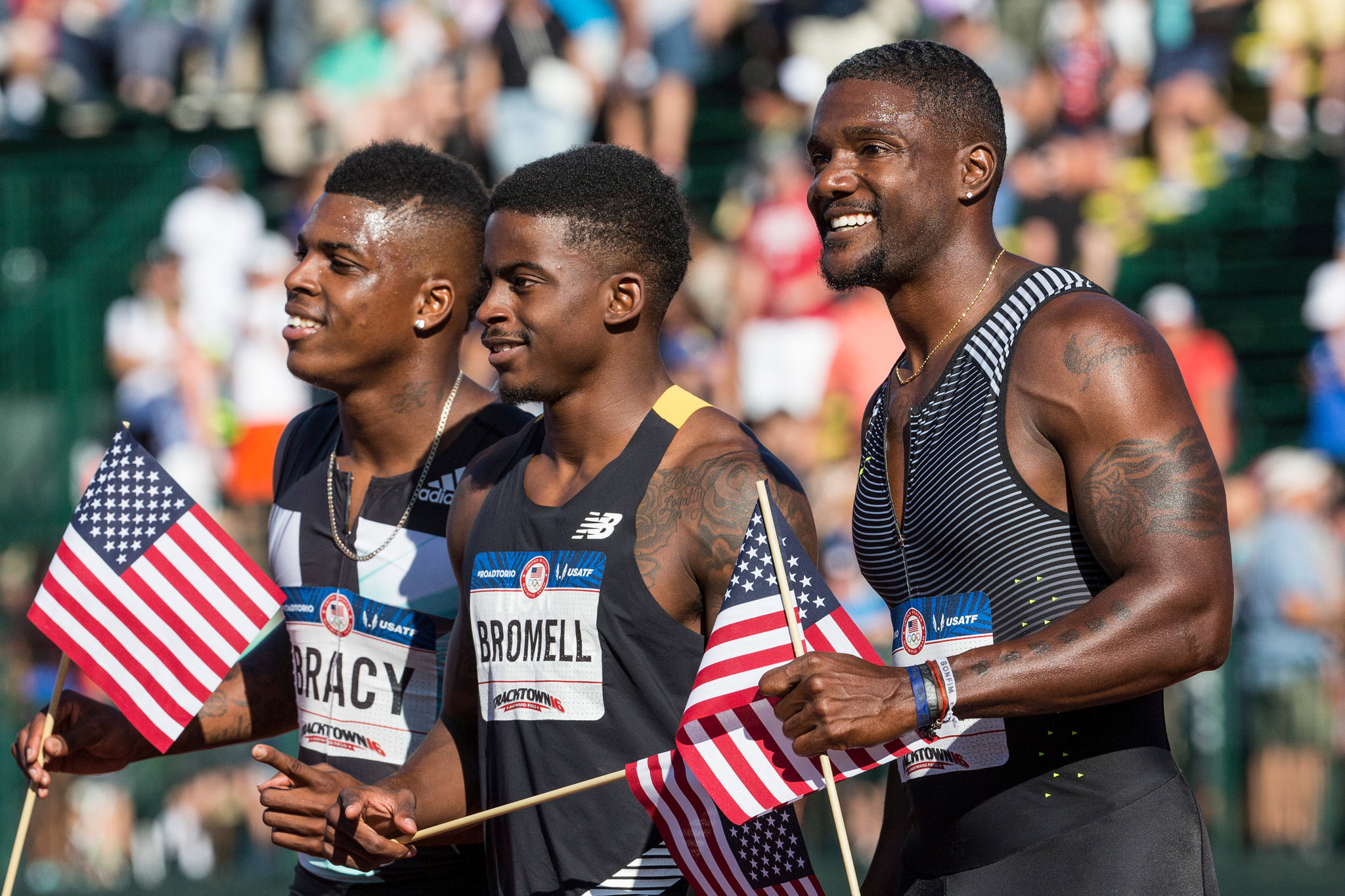 Justin Gatlin, Olympic success, Memorable third Olympics, NY Times acclaim, 2050x1370 HD Desktop