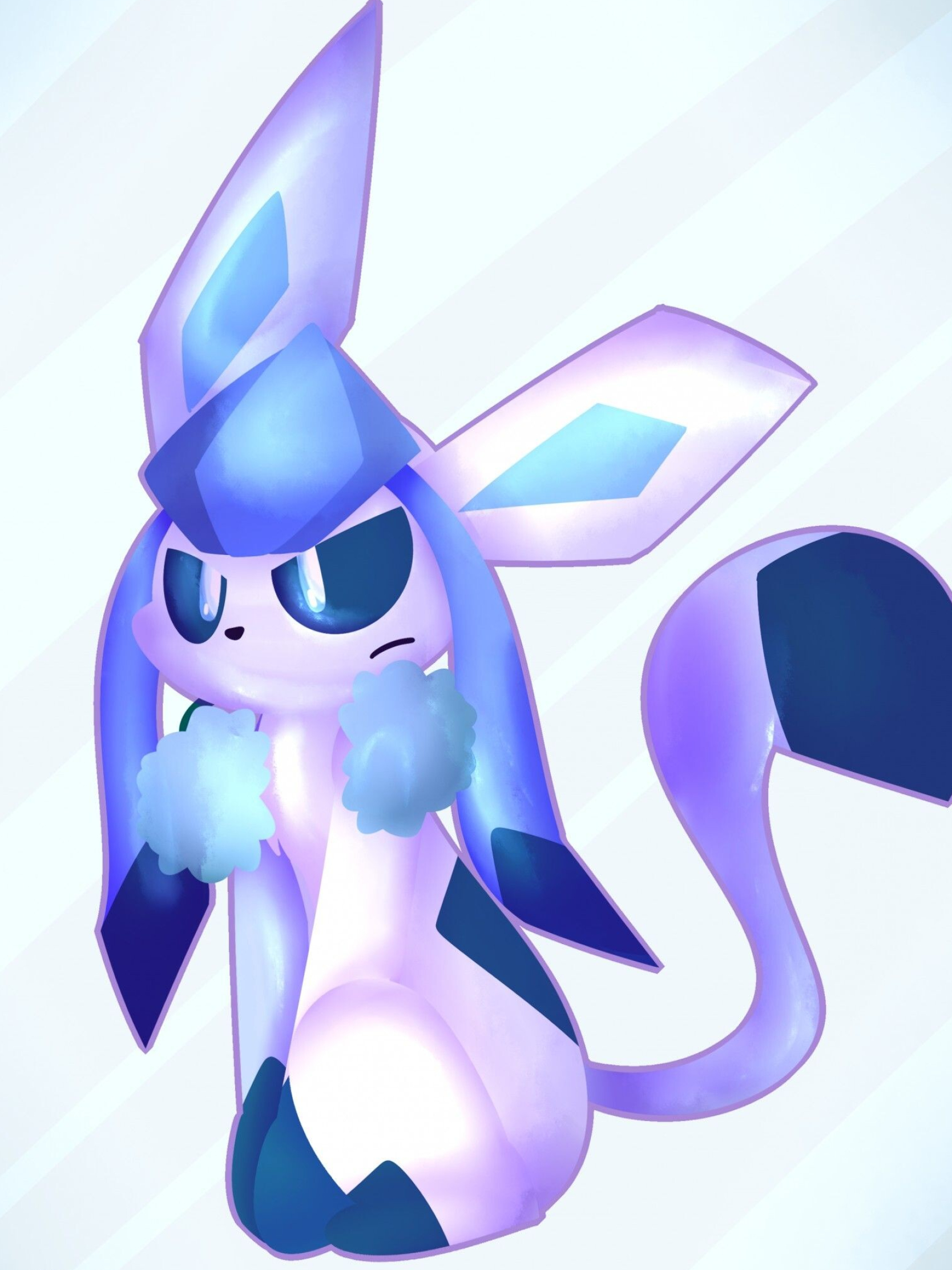 Glaceon wallpapers, Eeveelution beauty, Artistic creations, Stunning imagery, 1670x2230 HD Phone