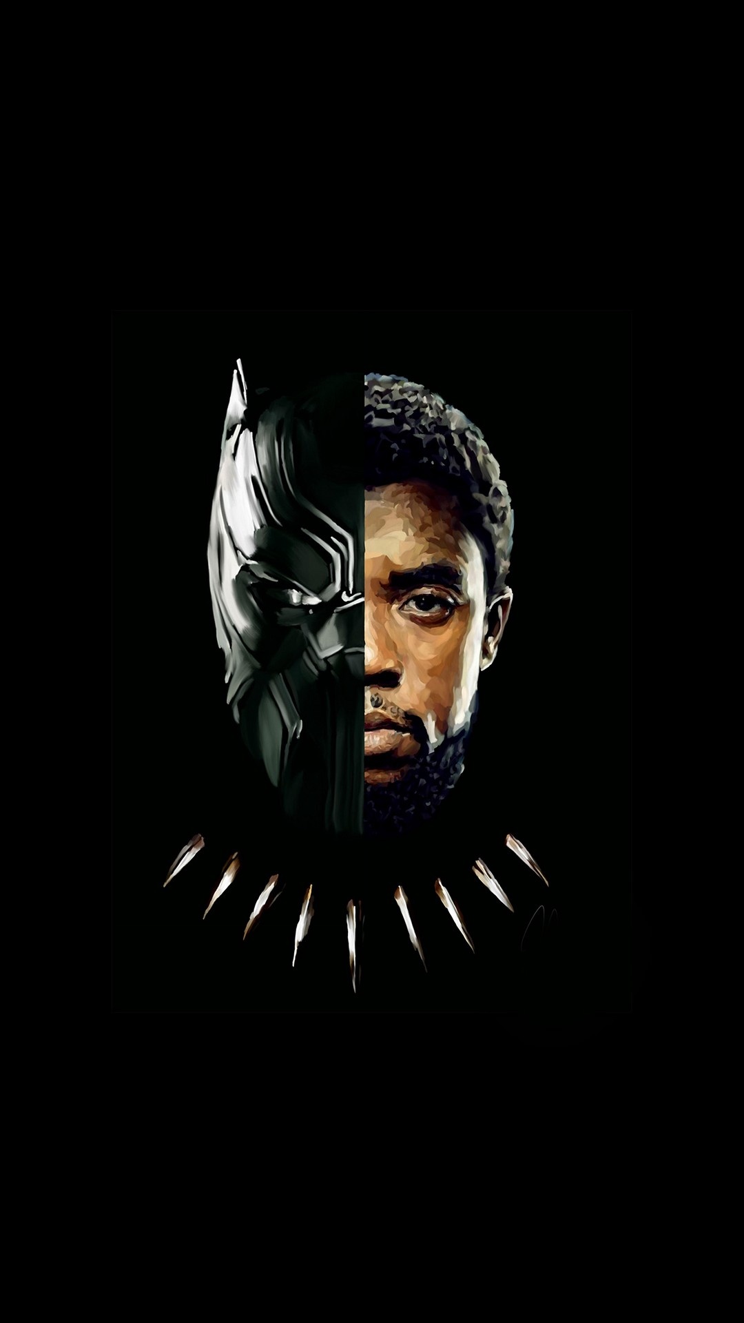 Superhero iPhone wallpaper, Futuristic black panther, Cinematic masterpiece, Marvel's hero, 1080x1920 Full HD Phone