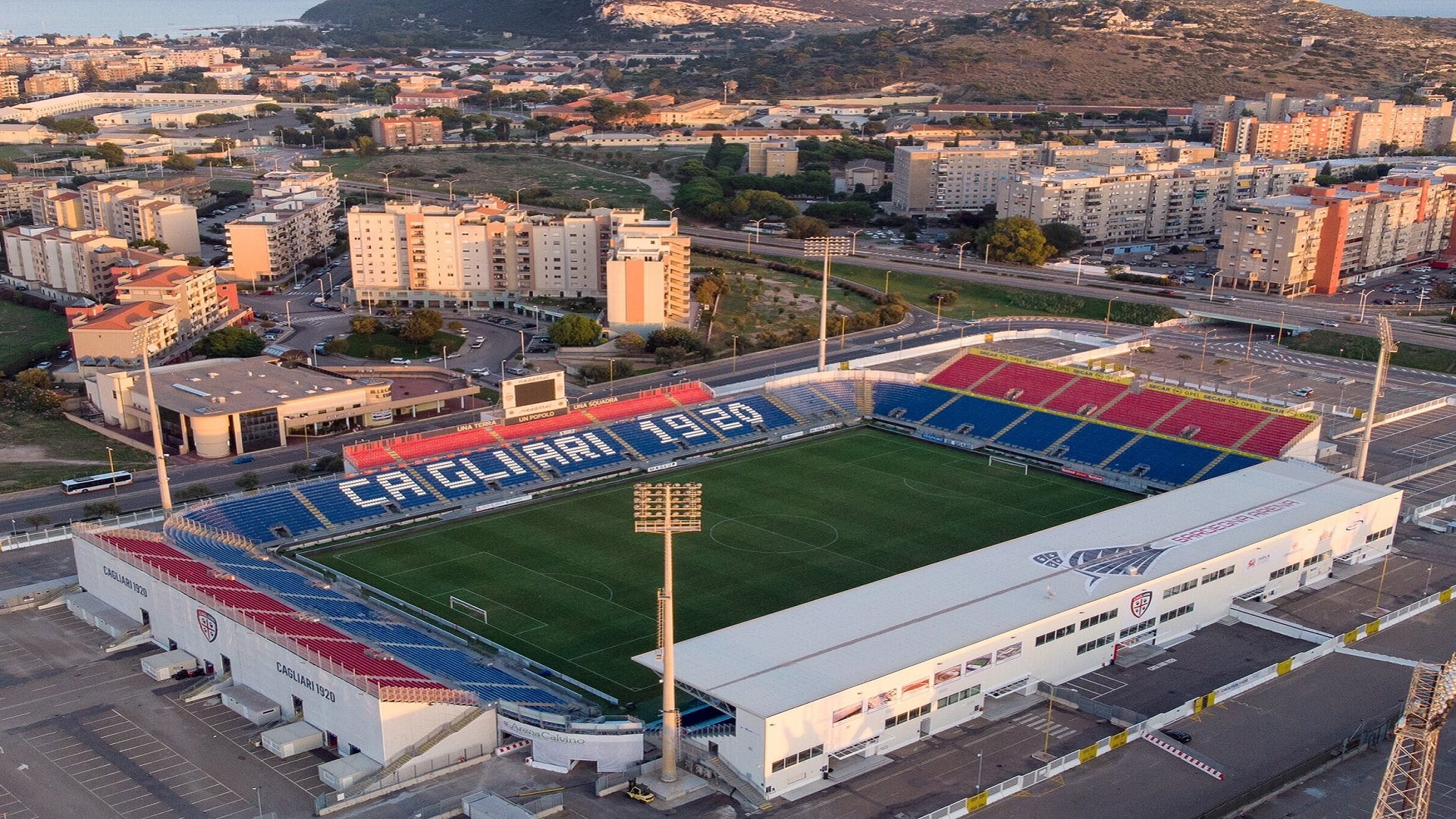 Cagliari Italy, UniPol Domus, Backgrounds megapack, Italy fans, 1920x1080 Full HD Desktop