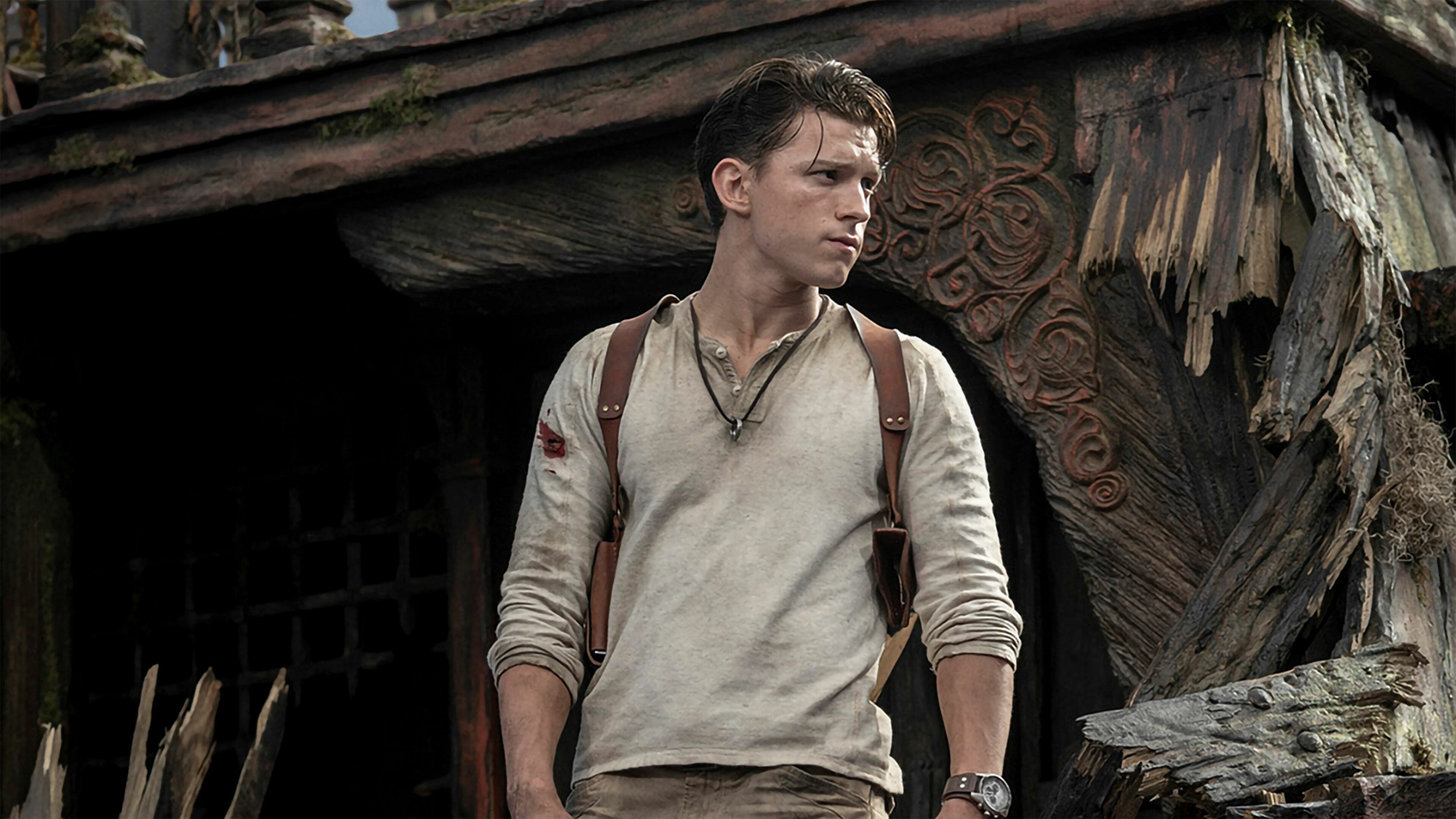 Uncharted, Tom Holland Wallpaper, 3840x2160 4K Desktop