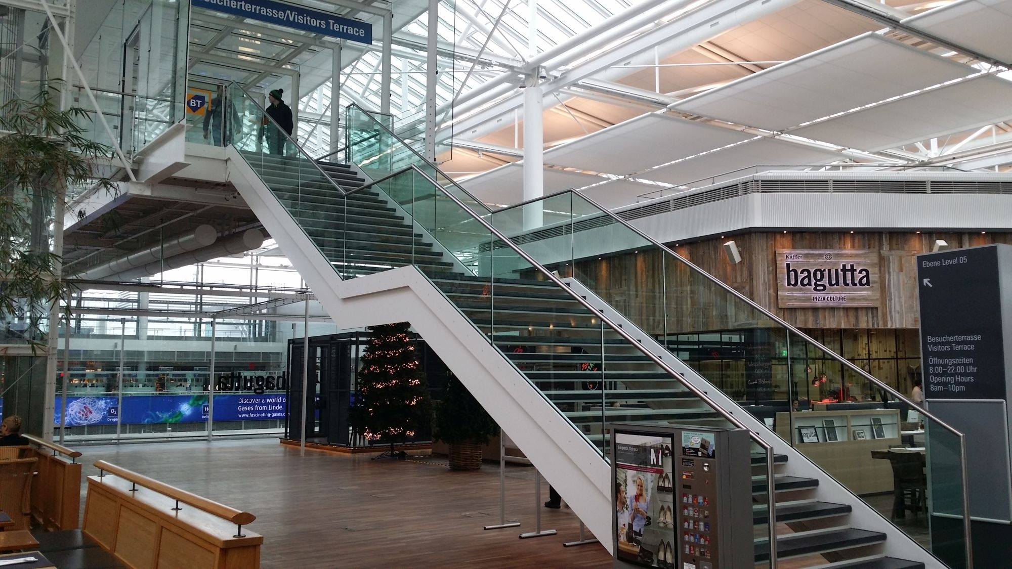 Munich Airport, Visitors terrace, Gate to adventures, 2000x1130 HD Desktop