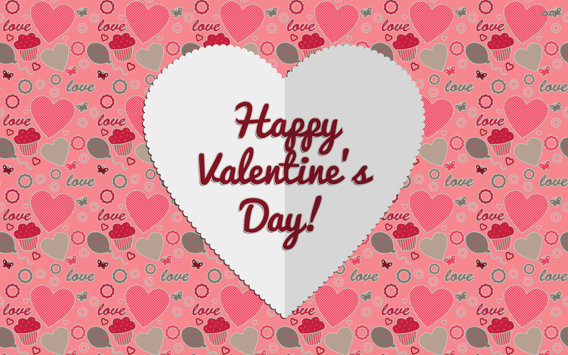 Greeting card, Valentine's Day Wallpaper, 1920x1200 HD Desktop