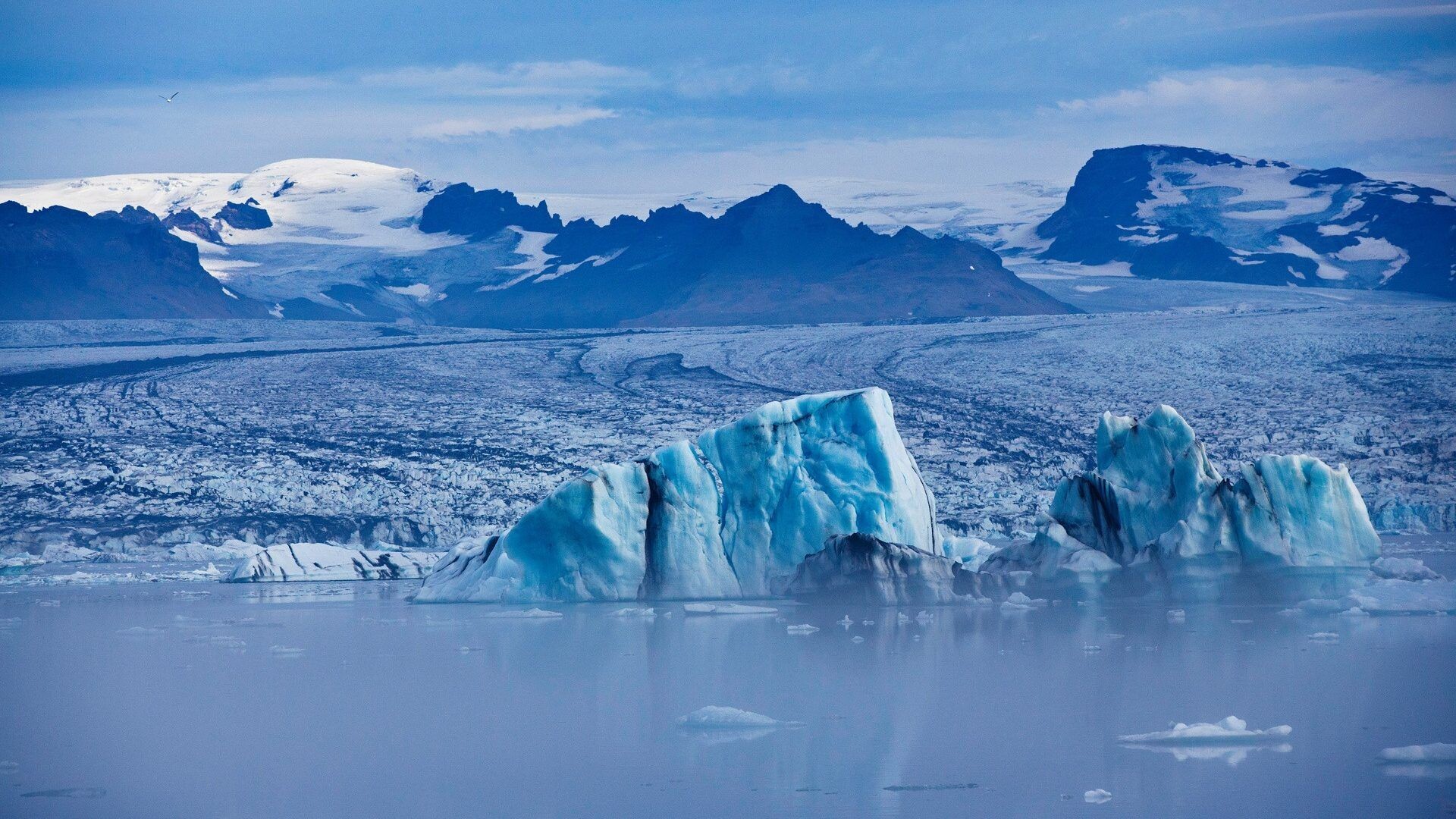 Glacier, Majestic ice formations, Pristine natural beauty, Frozen wonders, 1920x1080 Full HD Desktop