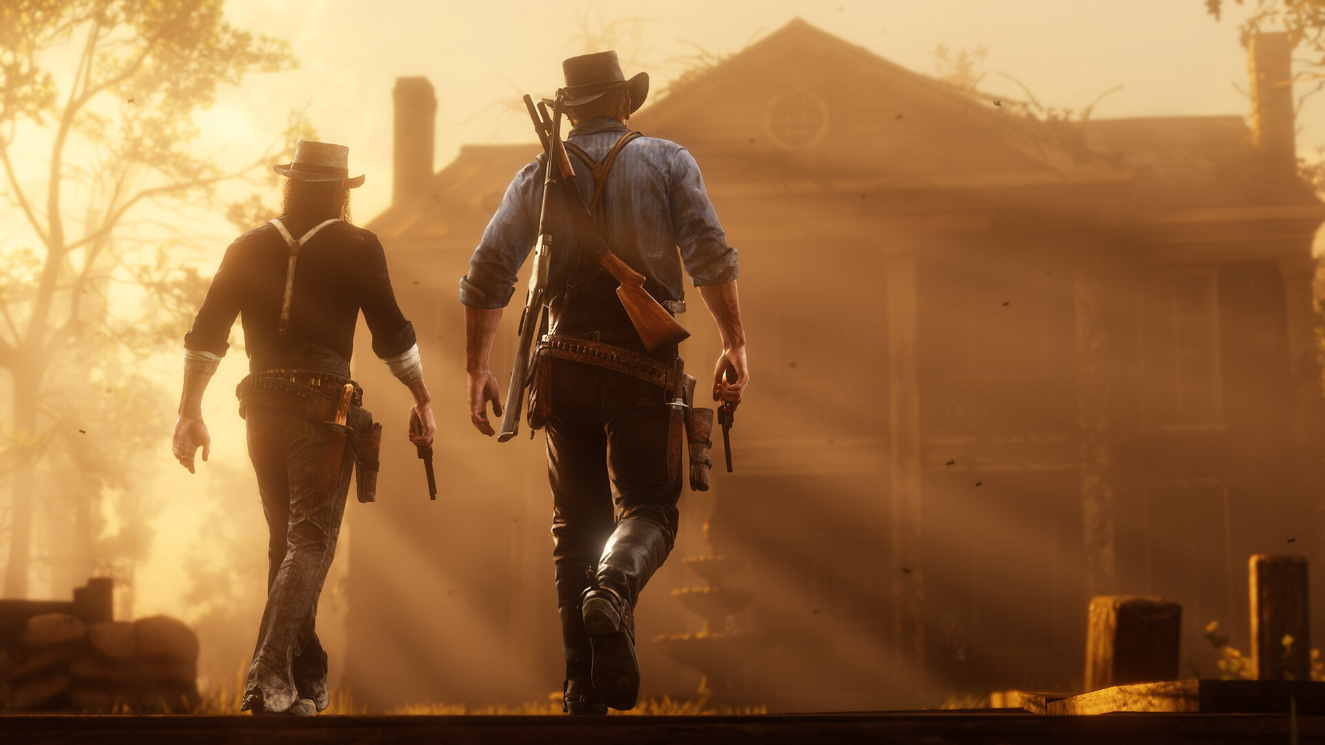 Red Dead Redemption 2, Wallpapers, PlayStation, Universe, 1920x1080 Full HD Desktop