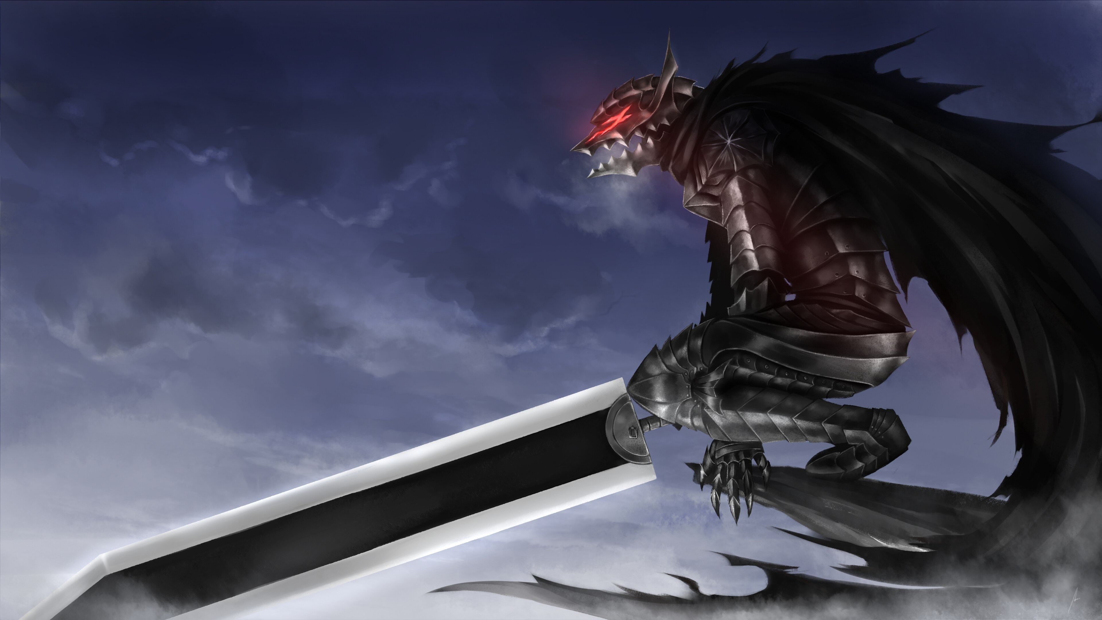 Berserk, Dark fantasy, Epic battles, Gory imagery, 3840x2160 4K Desktop