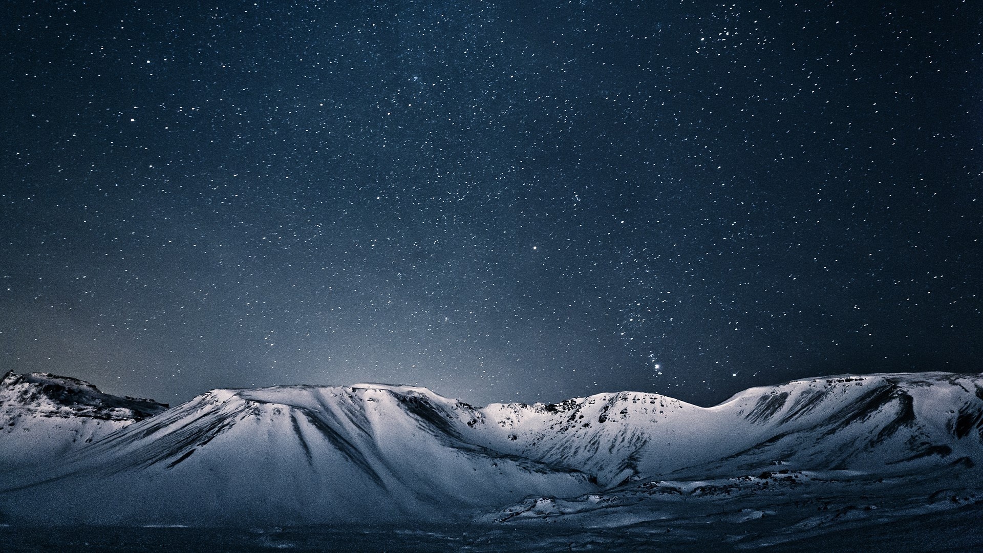 Iceland, Mountain Night Wallpaper, 1920x1080 Full HD Desktop