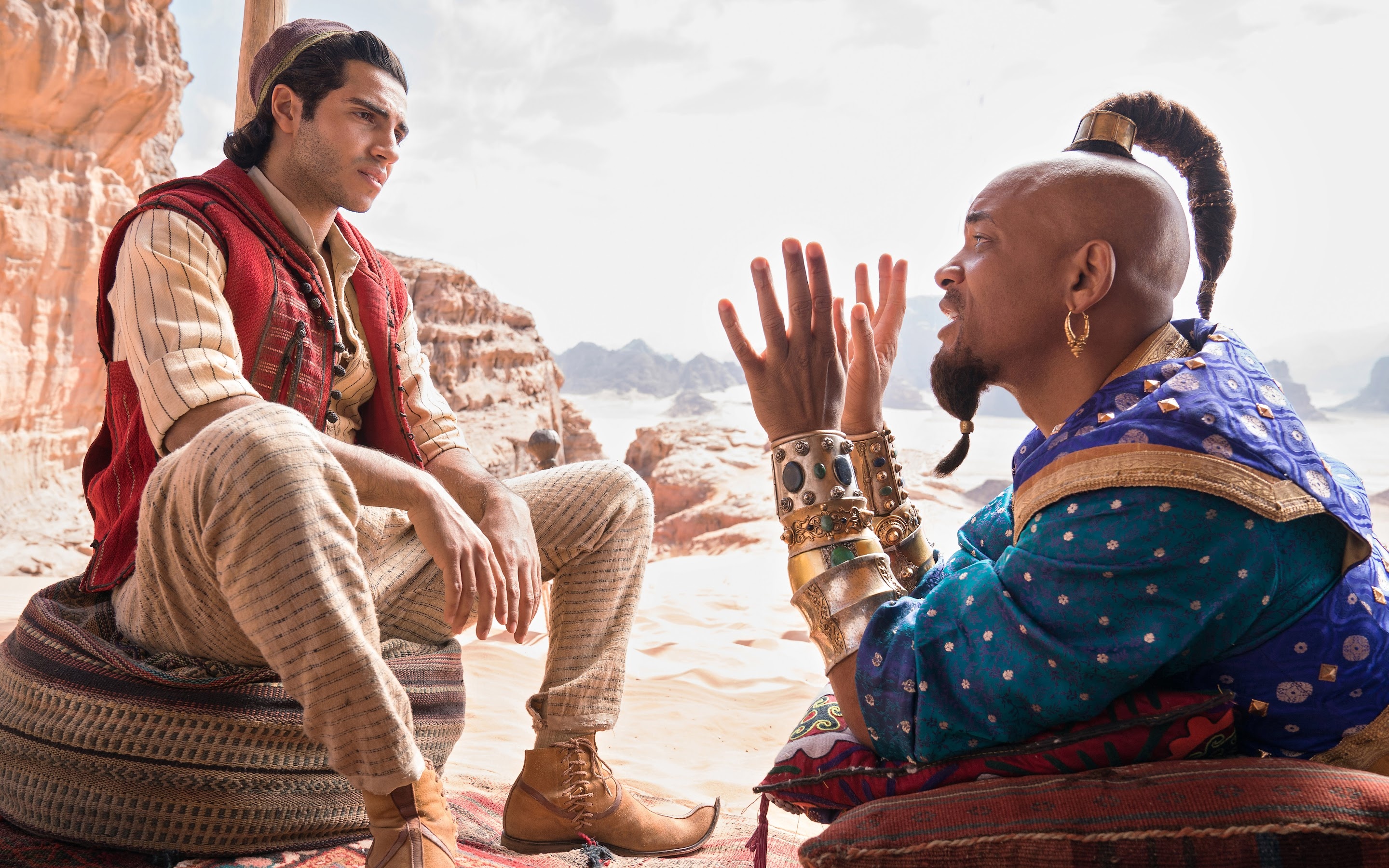 Will Smith, Genie, Aladdin 2019, 2880x1800 HD Desktop