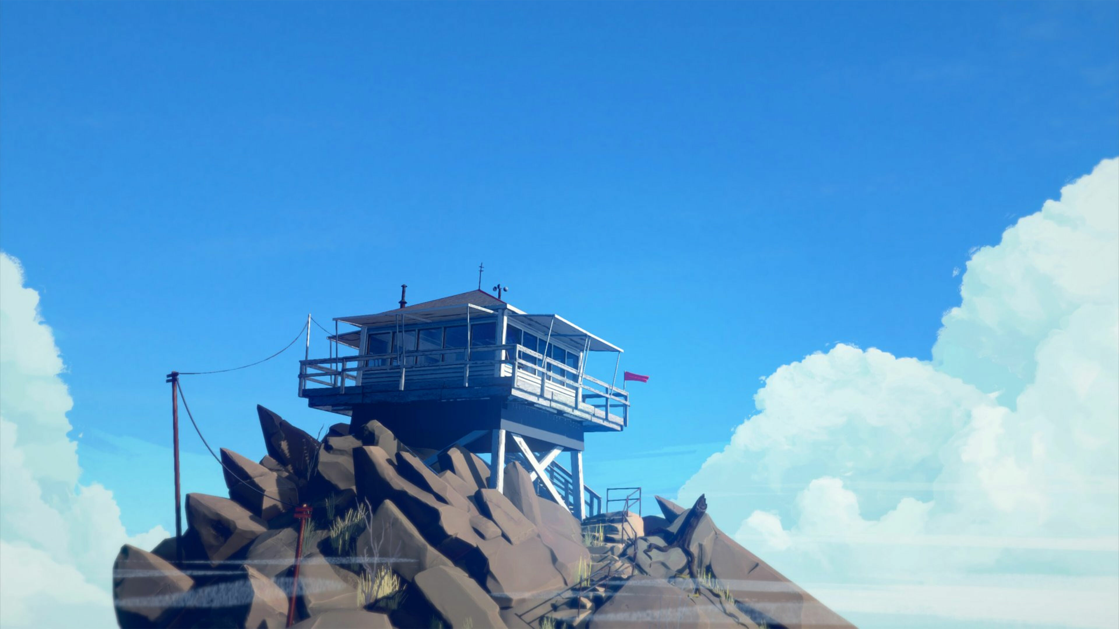 Firewatch, Ultra HD 4K, Beautiful landscapes, Game visuals, 3840x2160 4K Desktop