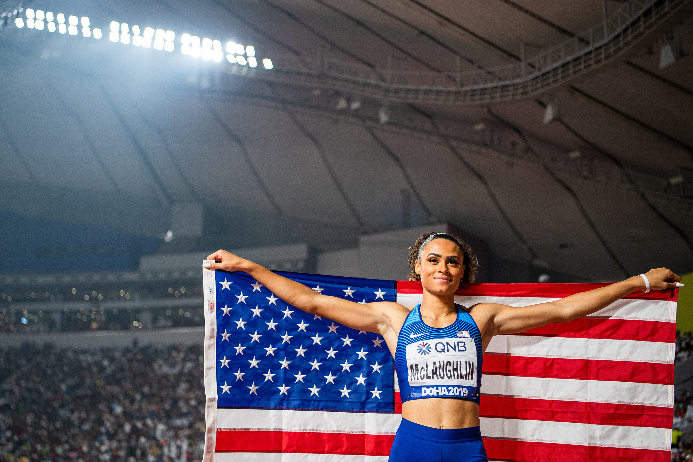 Doha 2019, Sydney McLaughlin Wallpaper, 2400x1600 HD Desktop