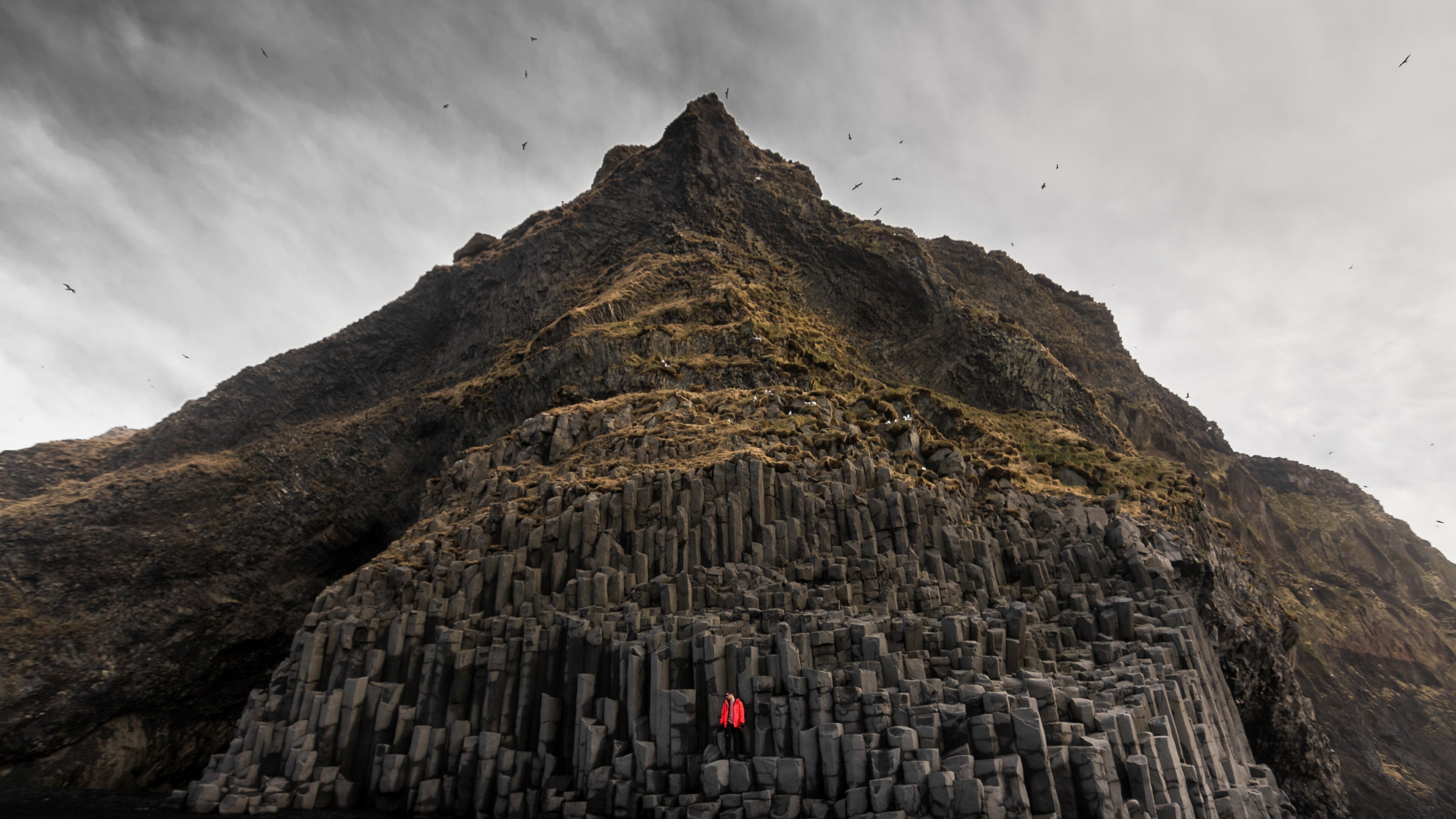 Reynisfjara Black Sand Beach, Geology Wallpaper, 3840x2160 4K Desktop