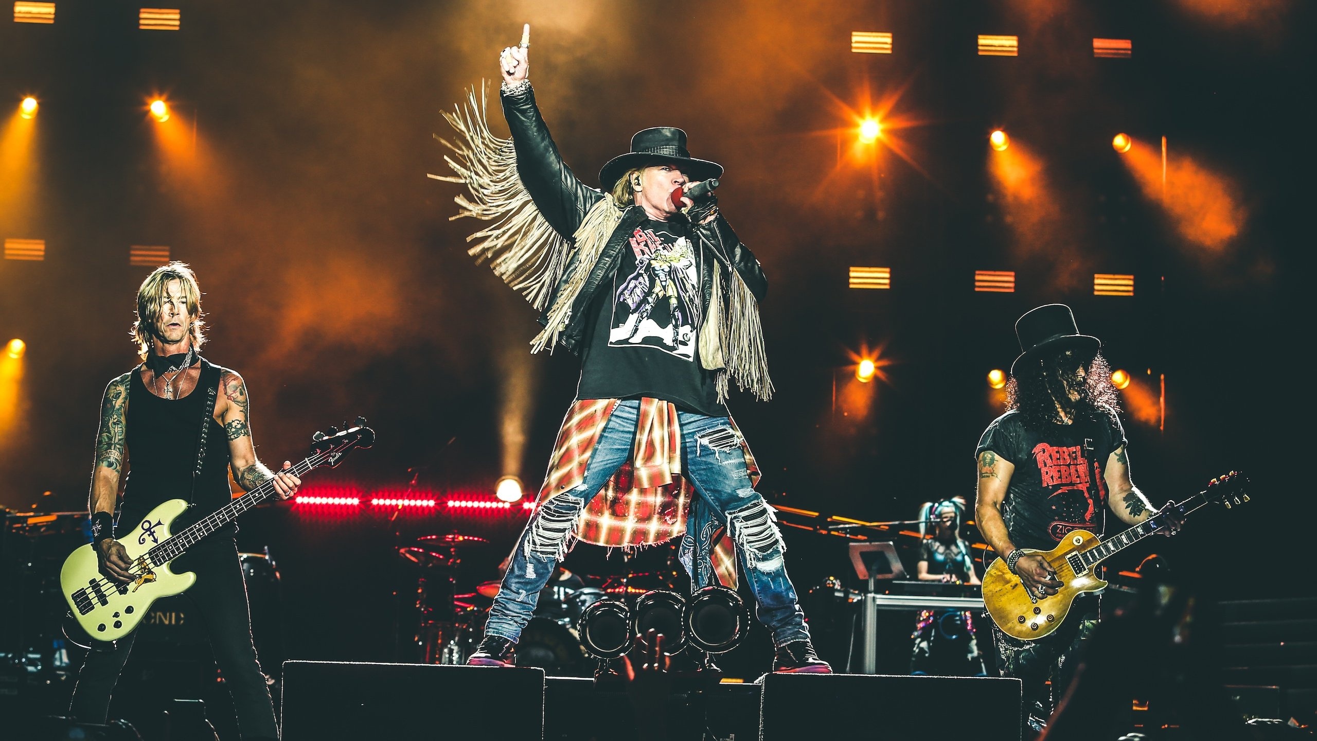 O2 Arena, Axl Rose Wallpaper, 2560x1440 HD Desktop