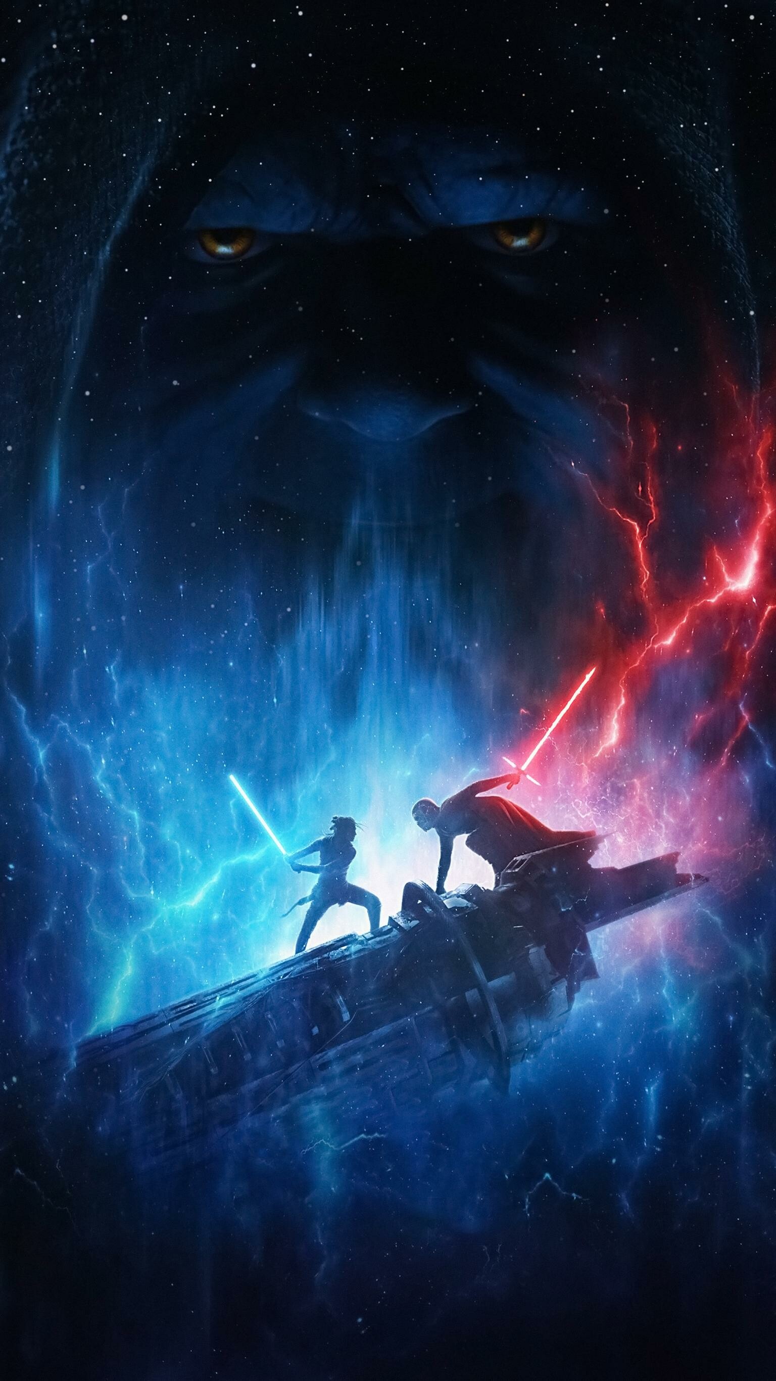 Star Wars galaxy, Intergalactic conflict, Iconic heroes, Epic saga, 1540x2740 HD Phone