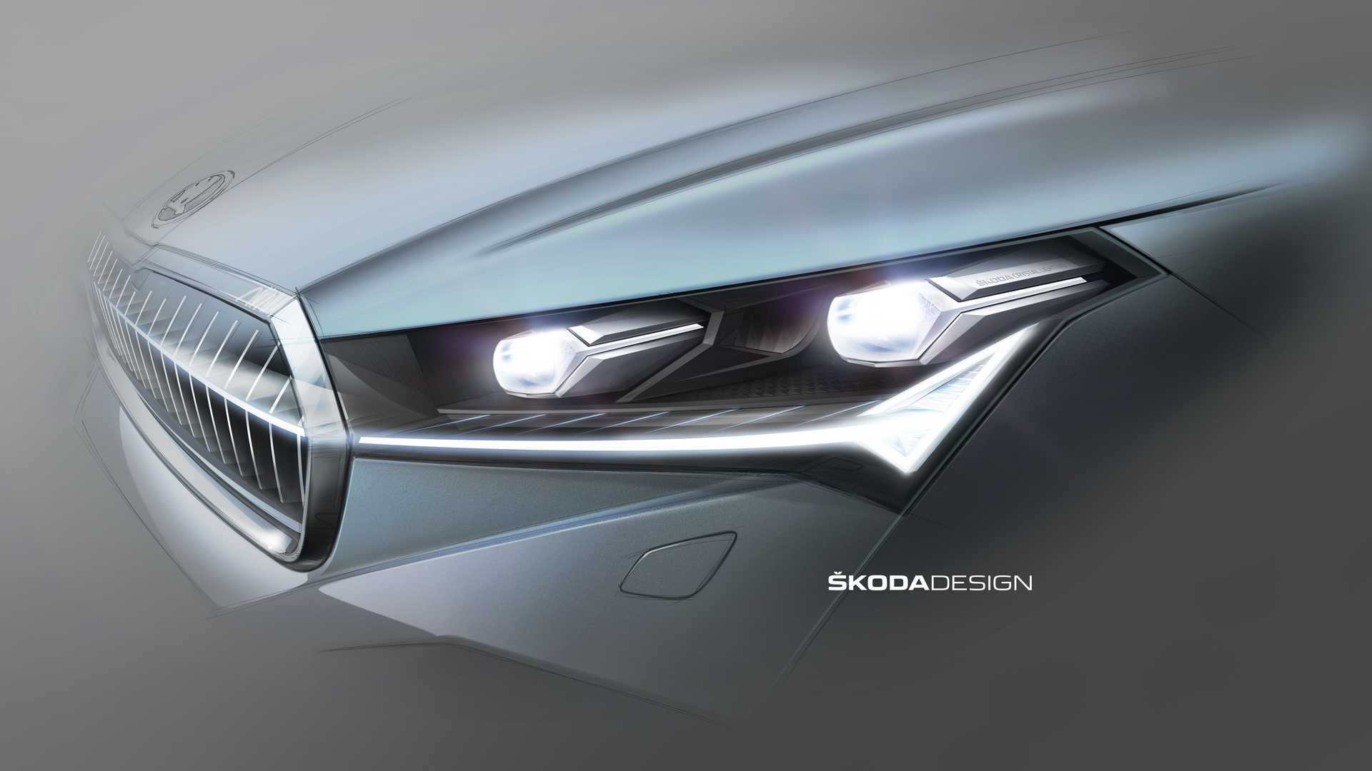 Skoda Enyaq, Official teaser, New model, Debut date, 1920x1080 Full HD Desktop