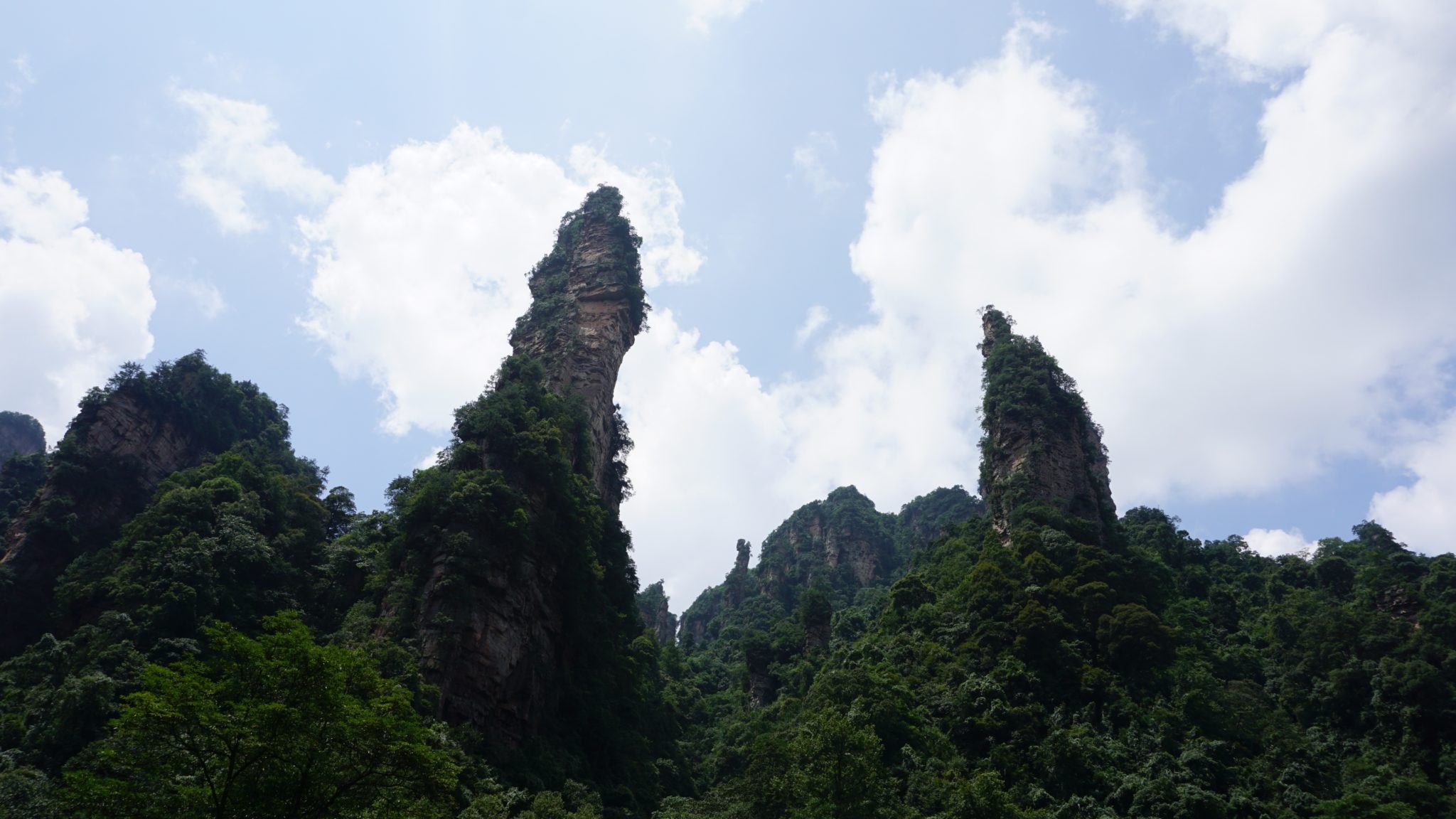 Wulingyuan National Park, Zhangjiajie National Forest Park, Natural wonders, Scenic beauty, 2050x1160 HD Desktop