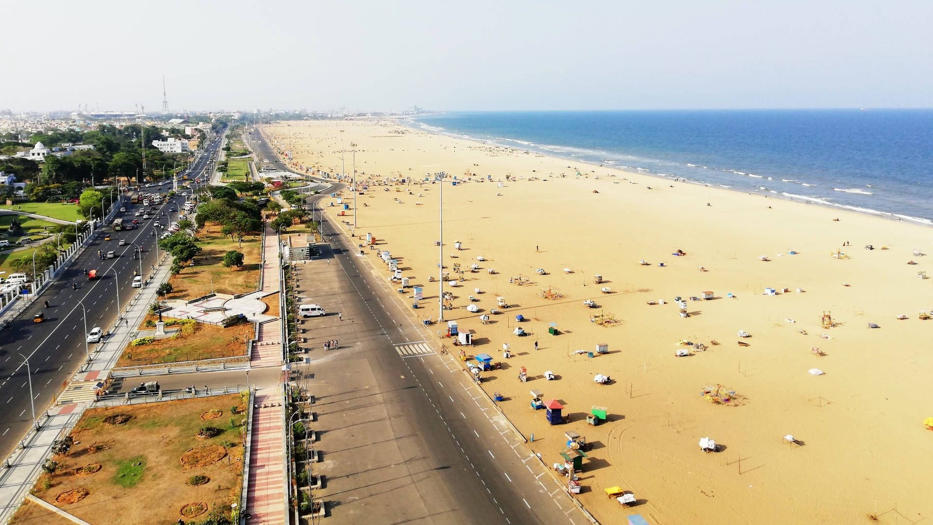 Download free Chennai Marina Beach 1920x1080