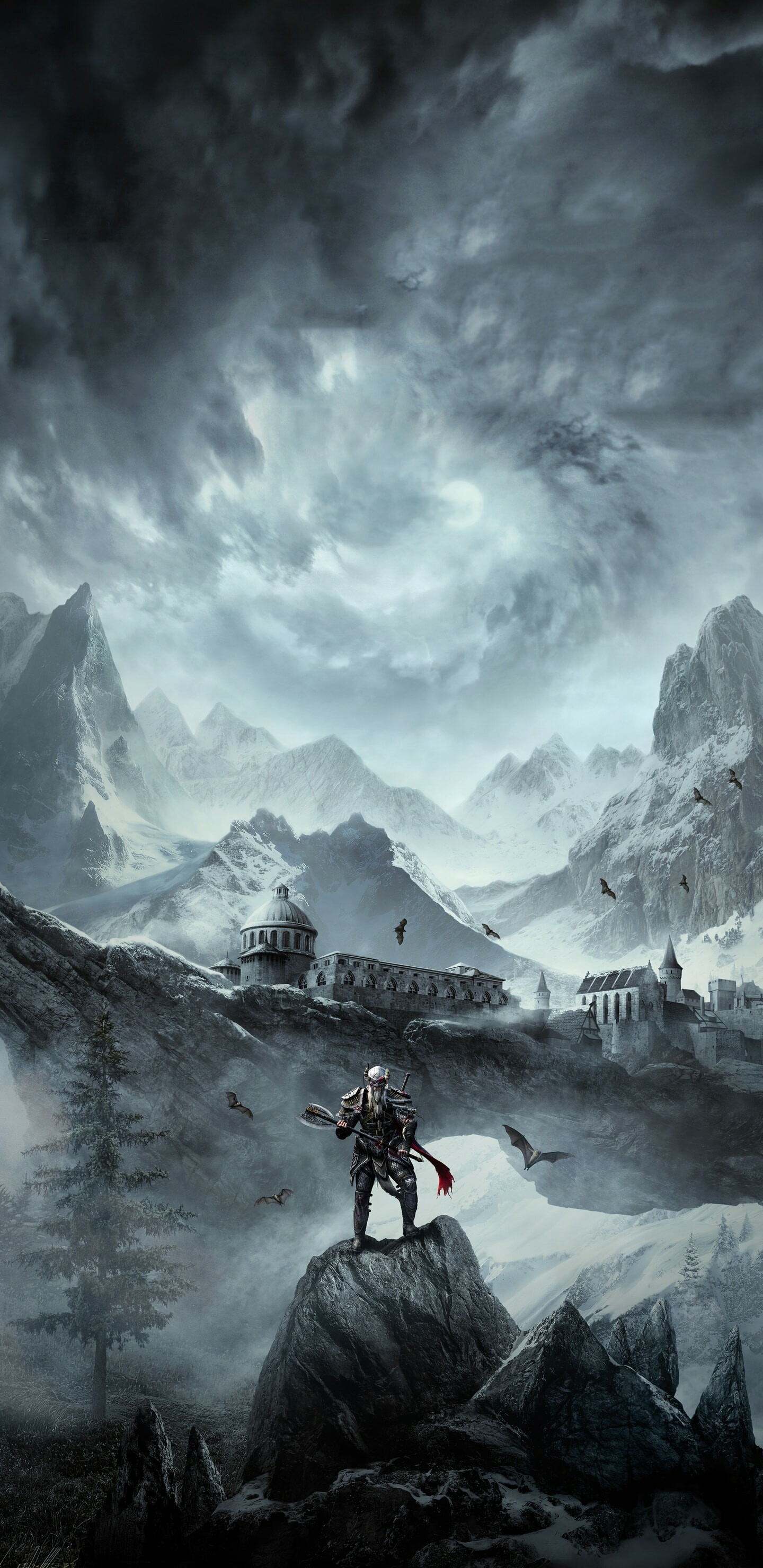 Greymoor, Skyrim Wallpaper, 1440x2960 HD Phone