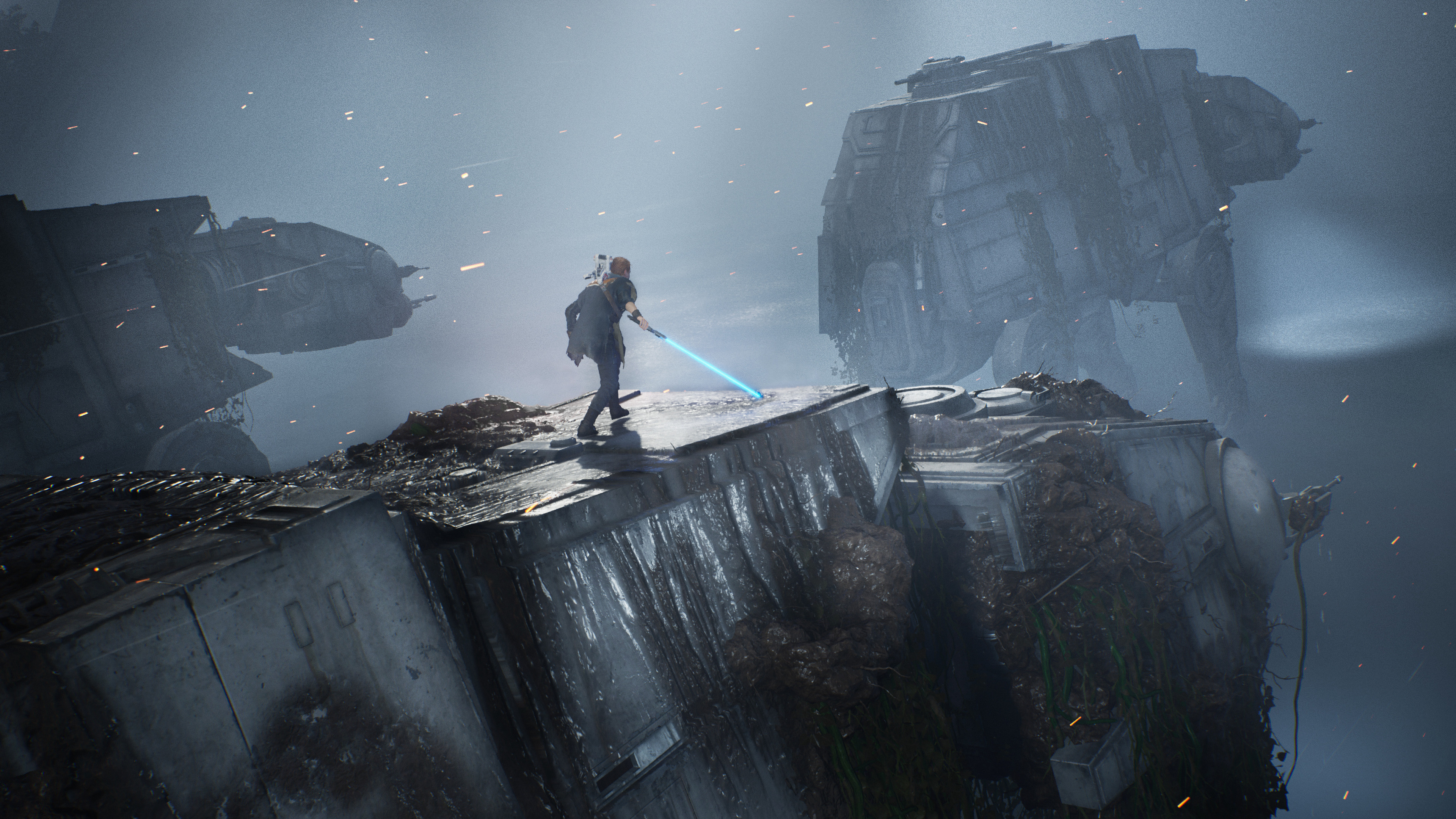 Jedi, Star Wars, Force-wielding warriors, Epic lightsaber battles, 3840x2160 4K Desktop