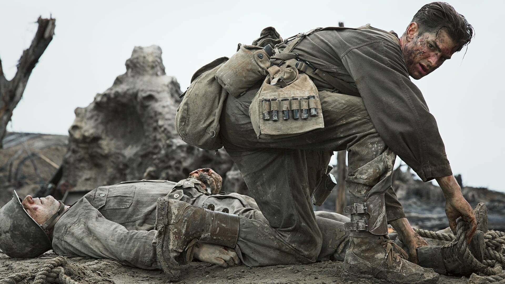 Powerful war drama, Desmond Doss, Battle of Okinawa, Inspirational story, 1920x1080 Full HD Desktop