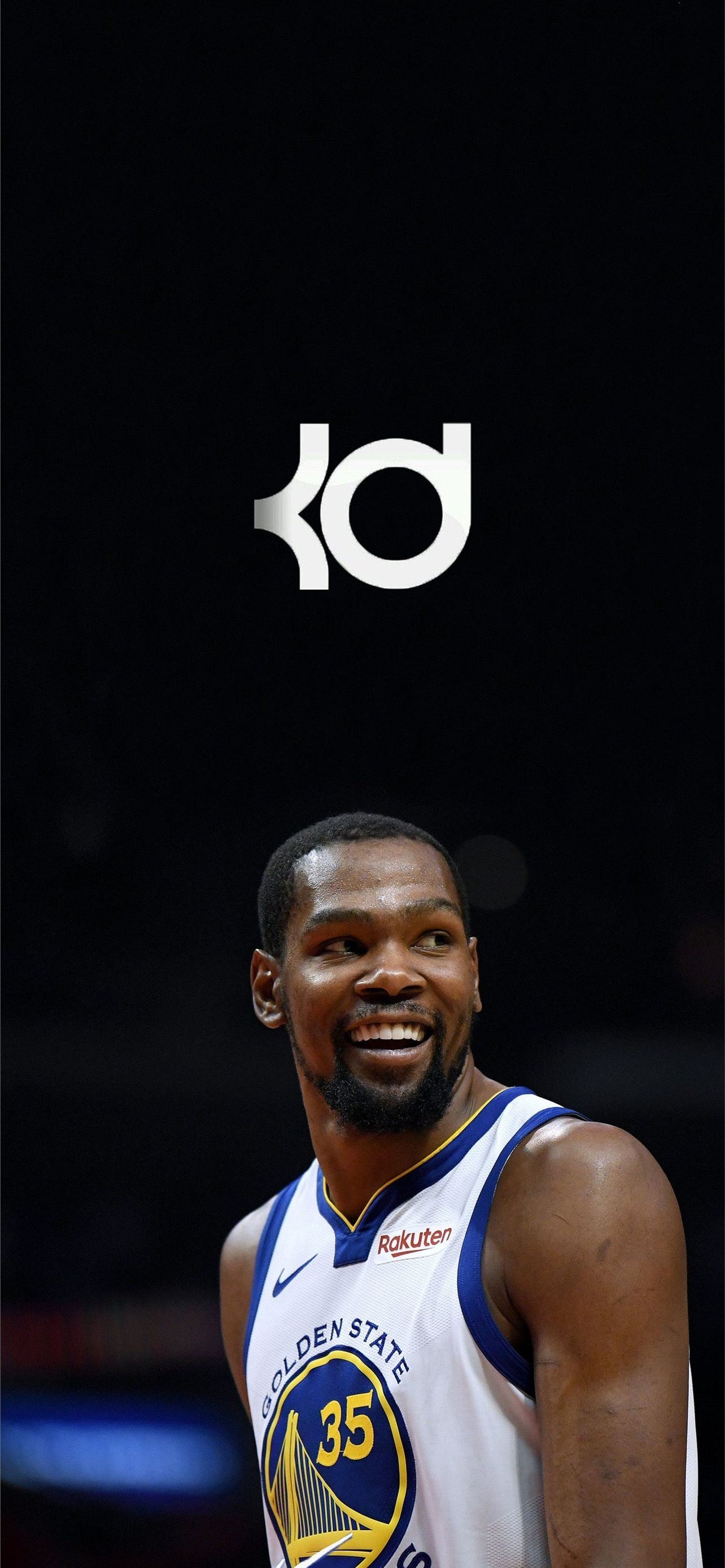 Golden State Warriors, Kevin Durant Logo Wallpaper, 1290x2780 HD Phone