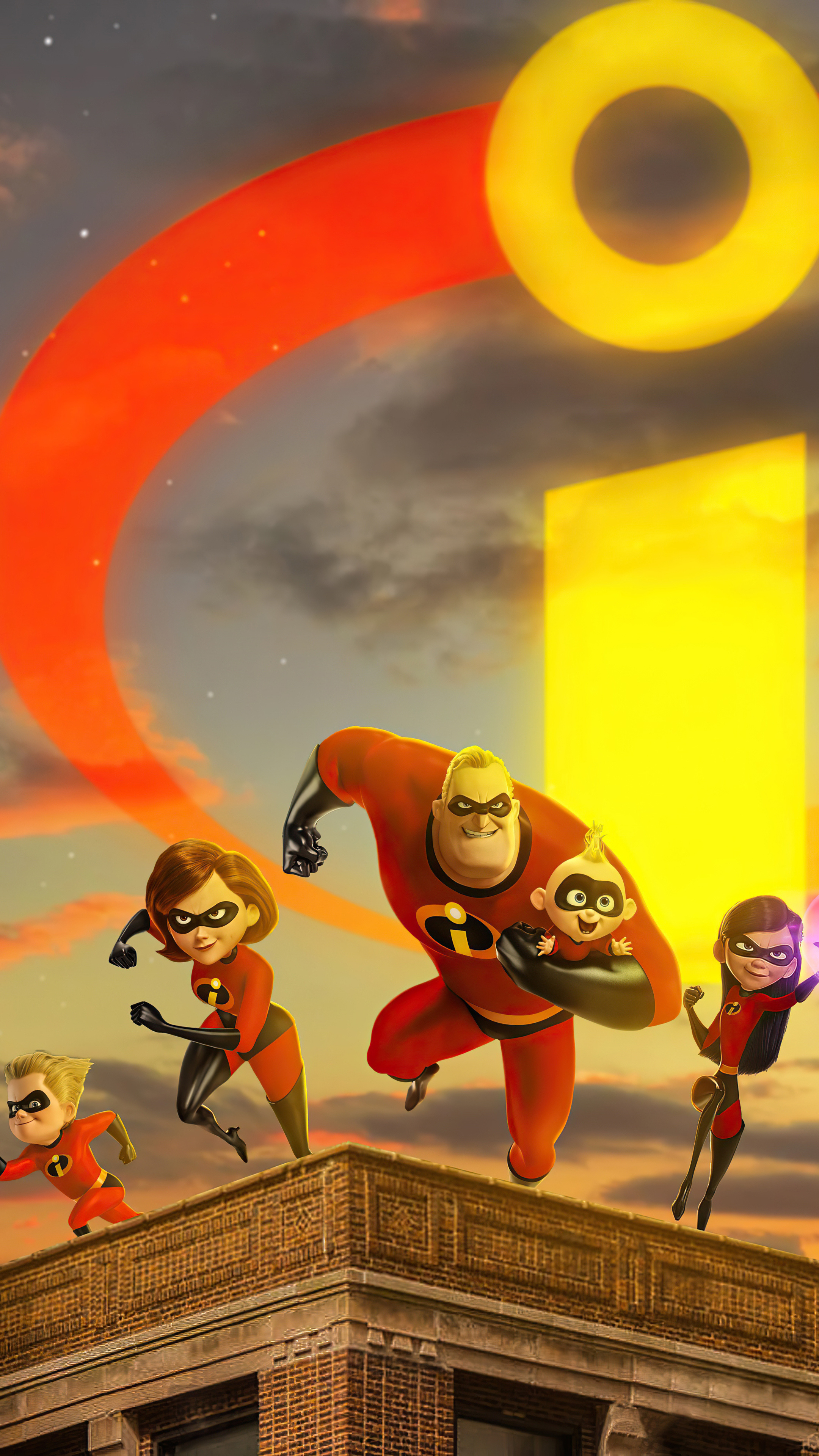 Incredibles 2, Team up, Sony Xperia, HD 4K, 2160x3840 4K Phone