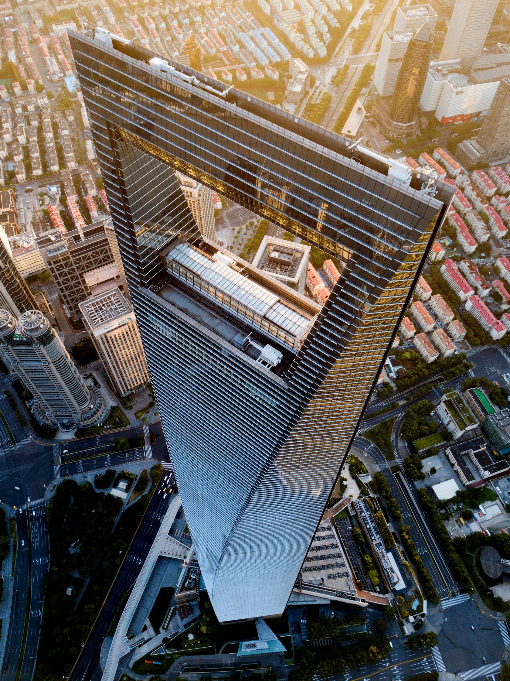 Shanghai World Financial Center, Towering buildings, Cityscape photography, Urban landscape, 1680x2250 HD Phone