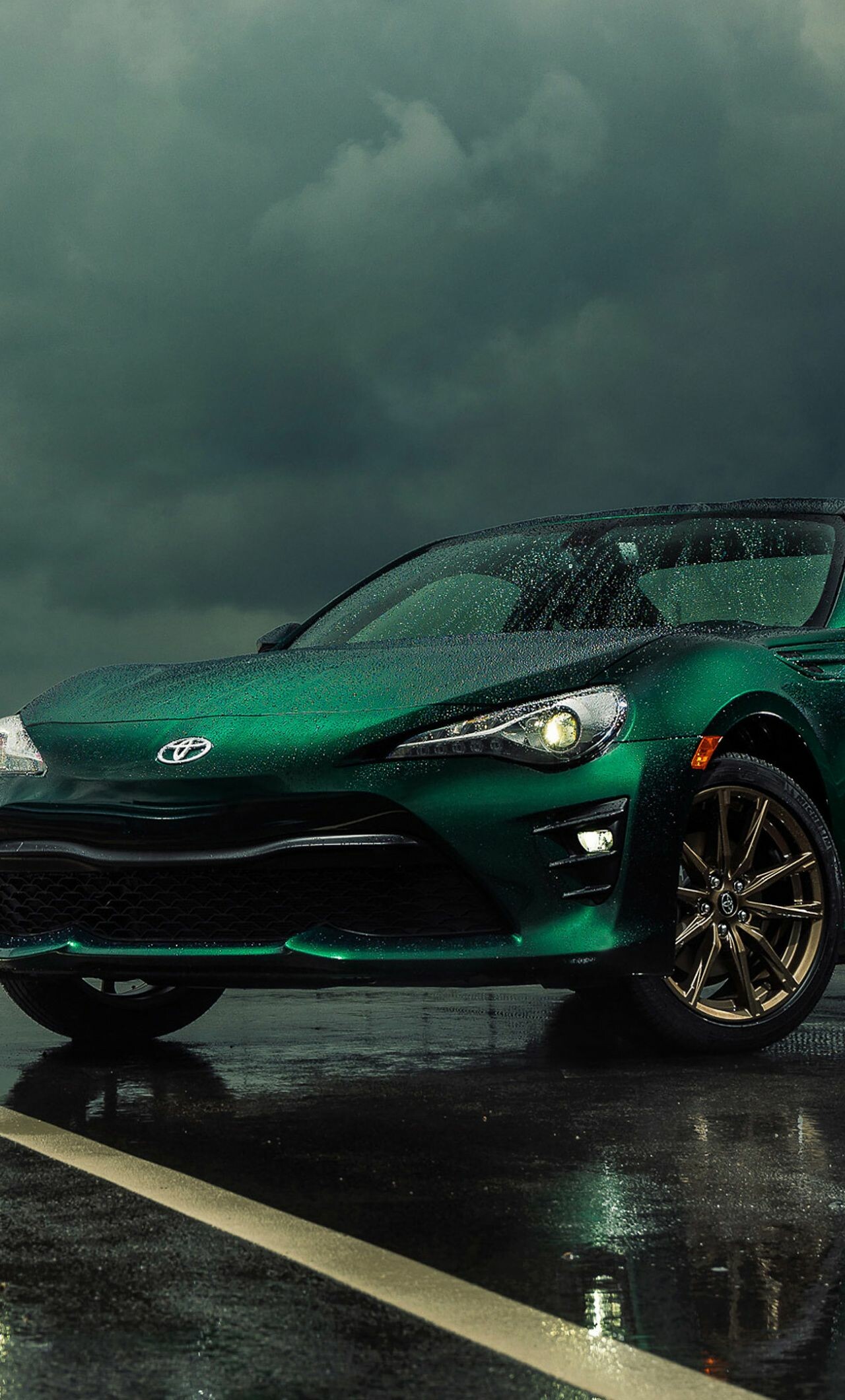 Green Toyota GT86, Sport car wallpaper, Toyota car wallpapers, Toyota, 1280x2120 HD Phone