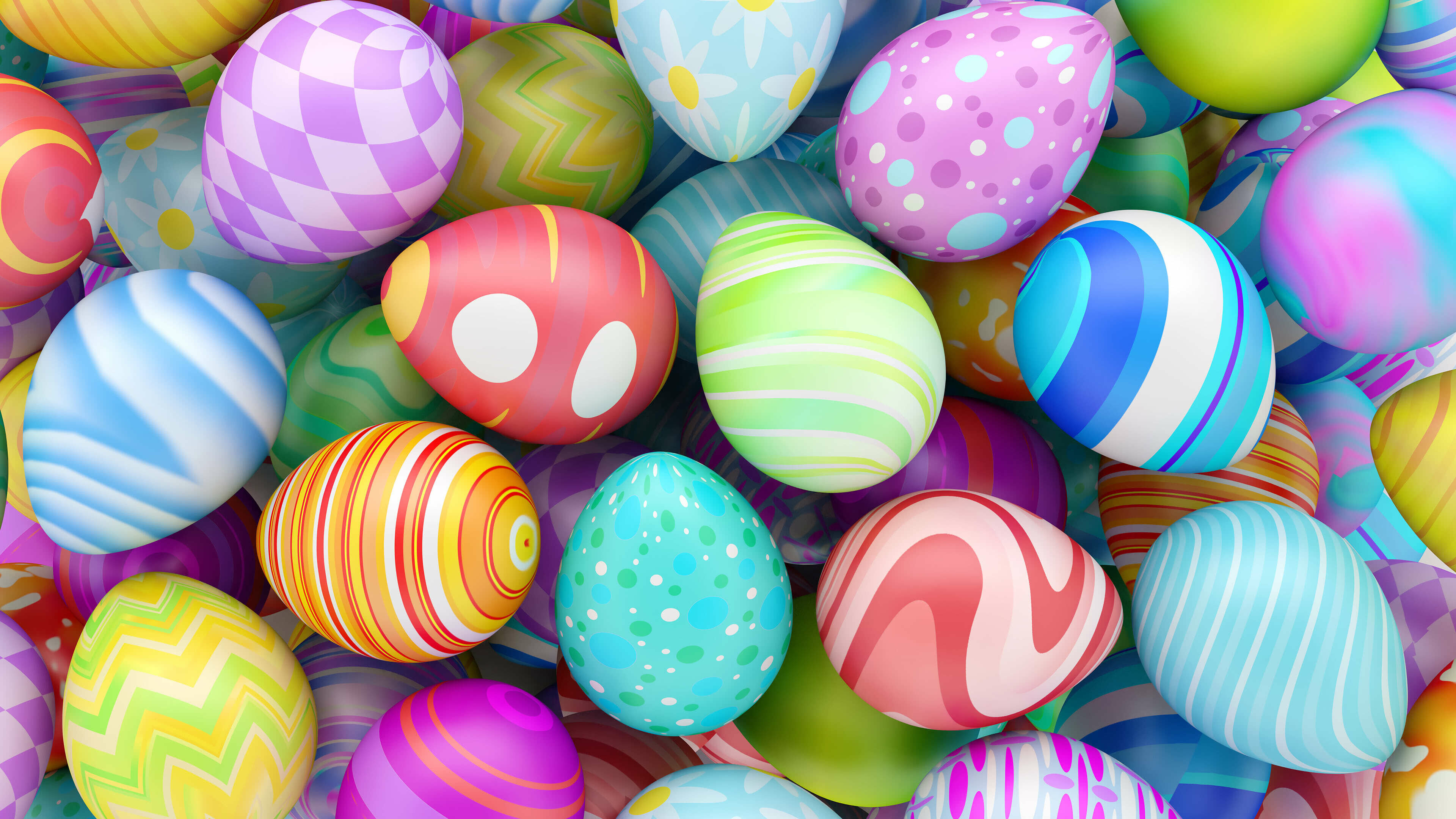 Eggs, Easter Wallpaper, 3840x2160 4K Desktop