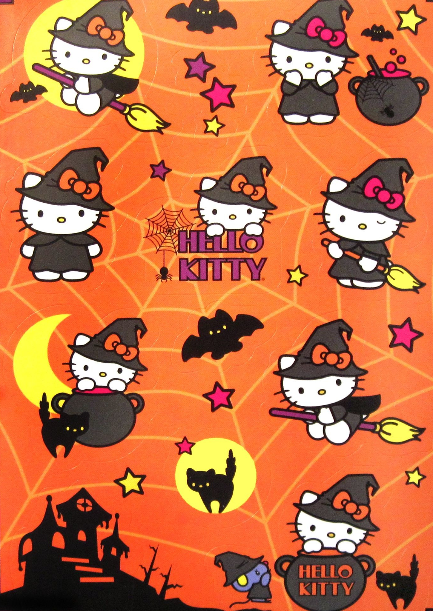 Witch, Hello Kitty Halloween Wallpaper, 1520x2150 HD Phone