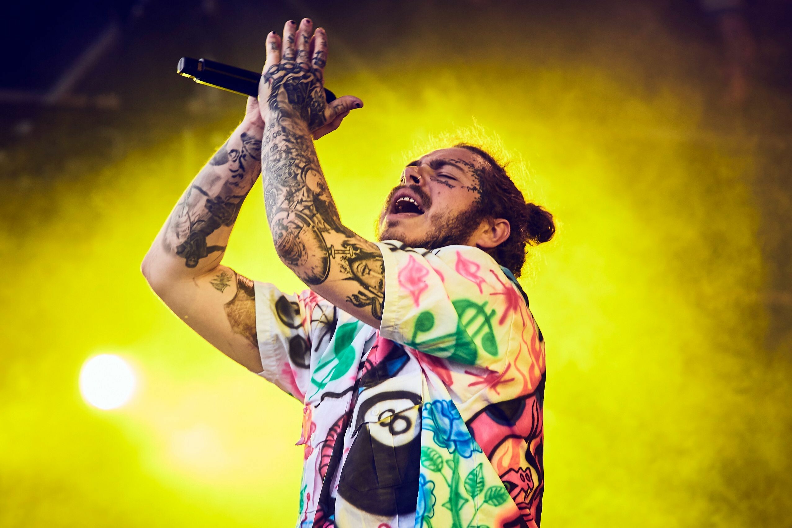 2018 Lollapalooza, Post Malone Wallpaper, 2560x1710 HD Desktop