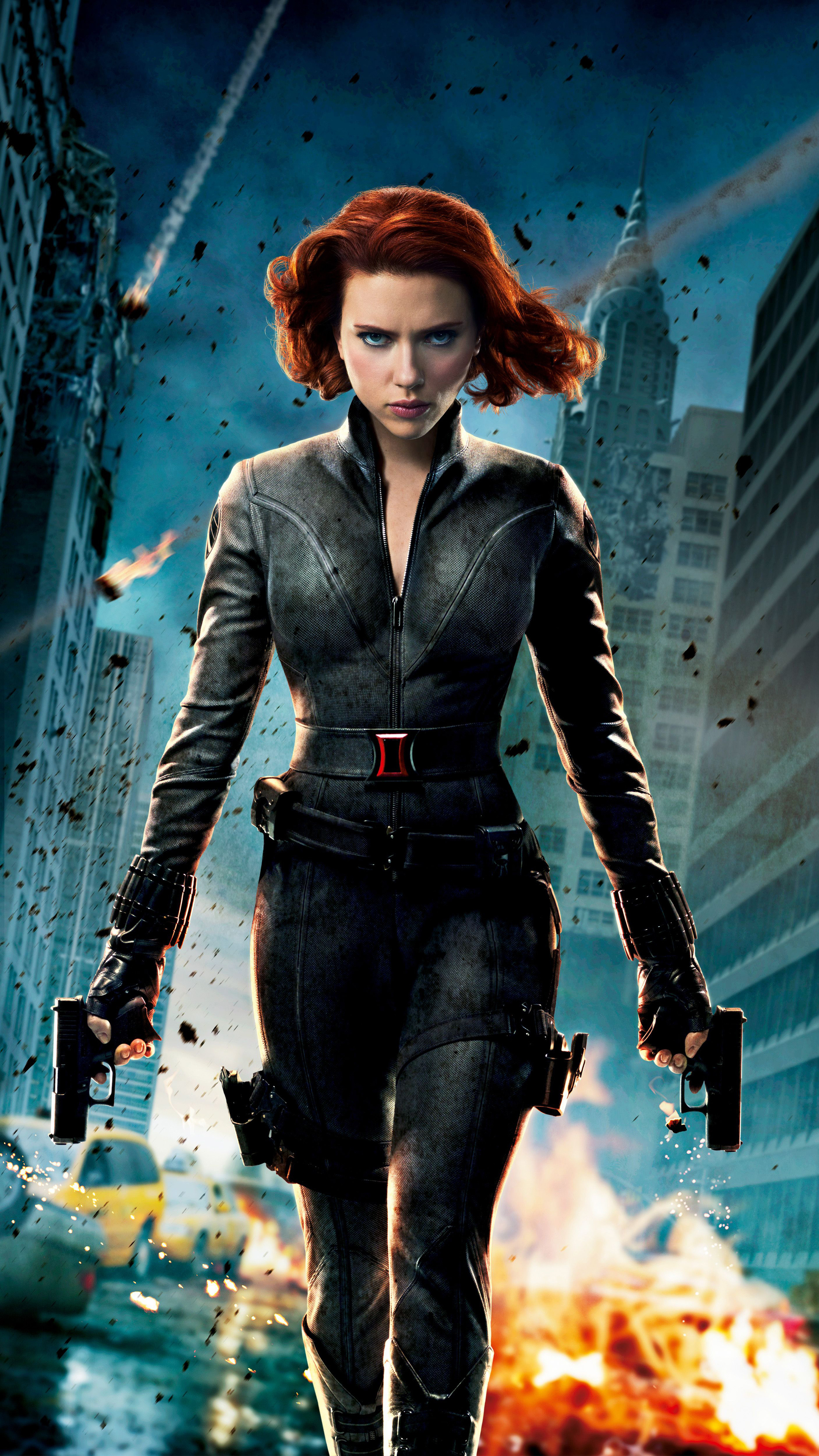 Scarlett Johansson, Black Widow, Sony Xperia, Premium HD wallpapers, 2160x3840 4K Phone